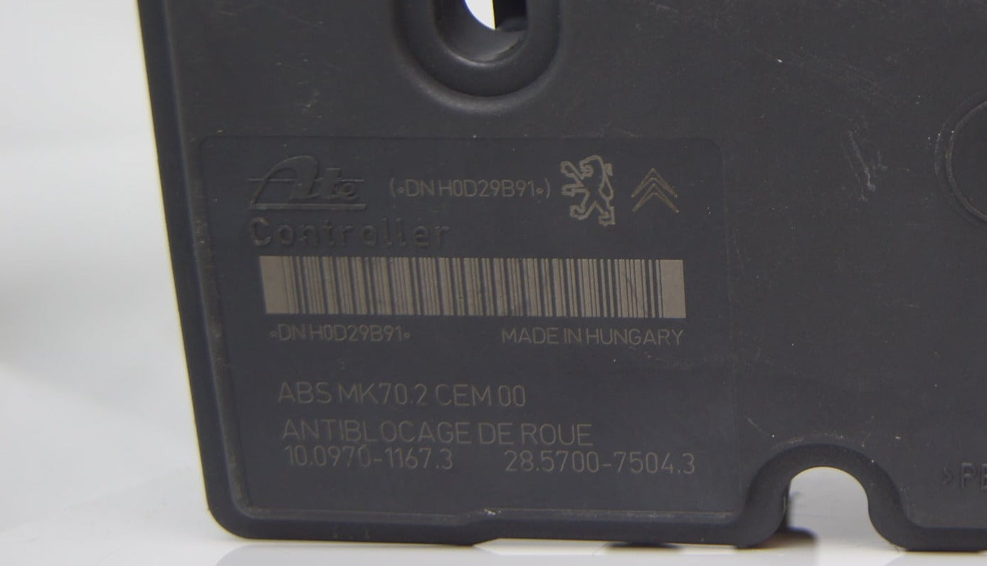 PEUGEOT CITROEN ABS PUMP 9666392580 10.0207-0200.4 - Glasgow Car Parts Store