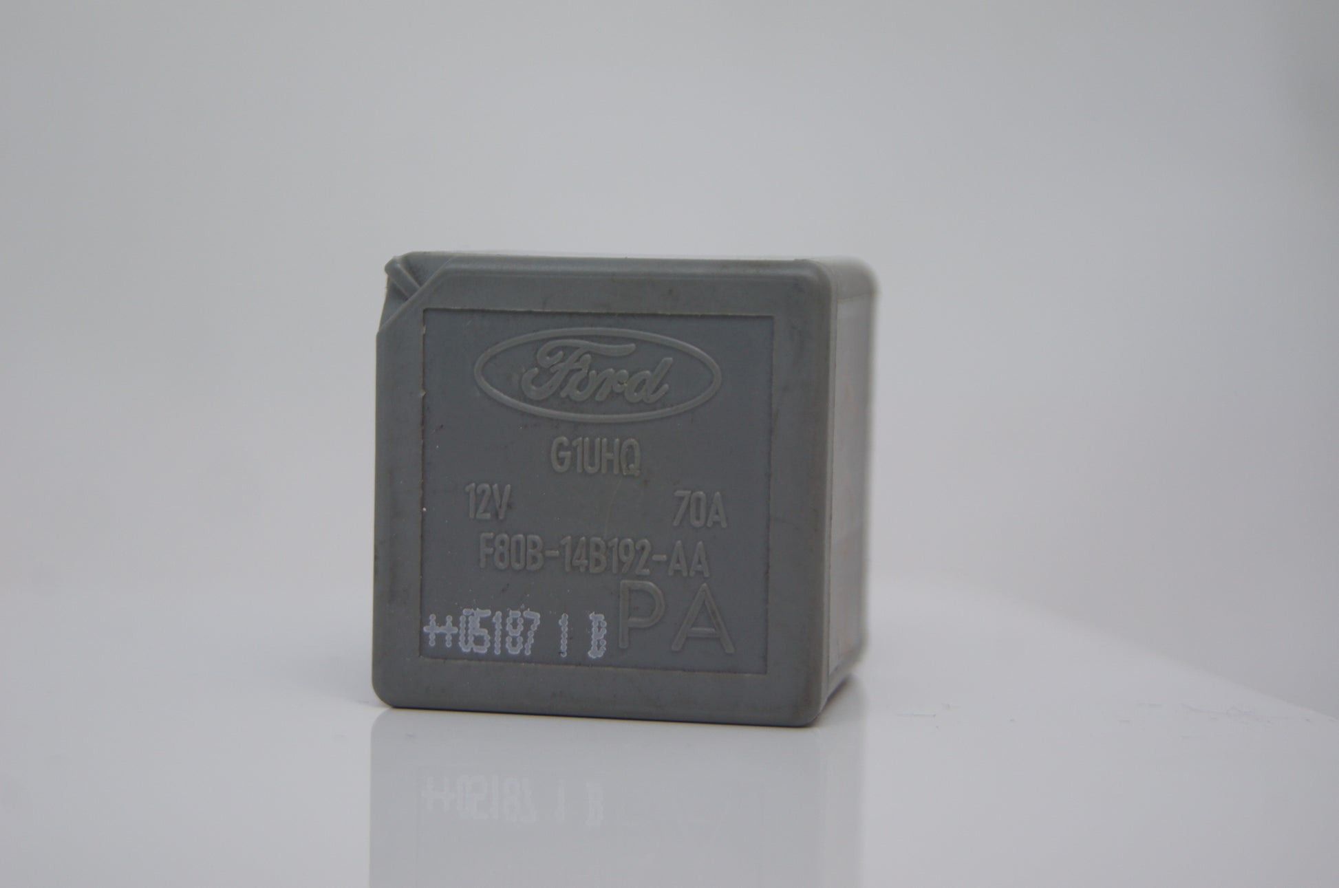 F80B-14B192-AA  Ford Multi-Use 4-Pin Grey Relay 70A , 12v - Glasgow Car Parts Store