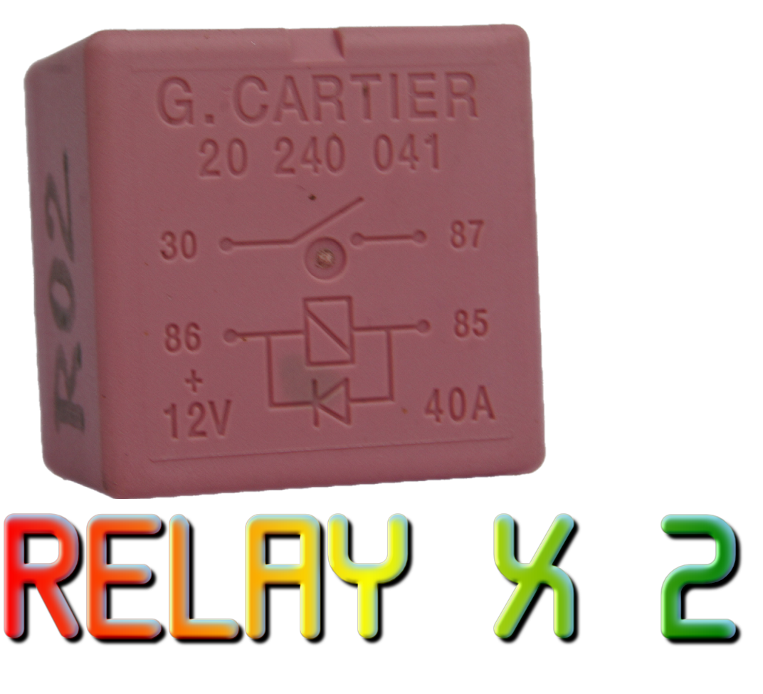 2 X RELAY 8200308271 Renault Clio Trafic Primastar Vivaro 20240041. - Glasgow Car Parts Store