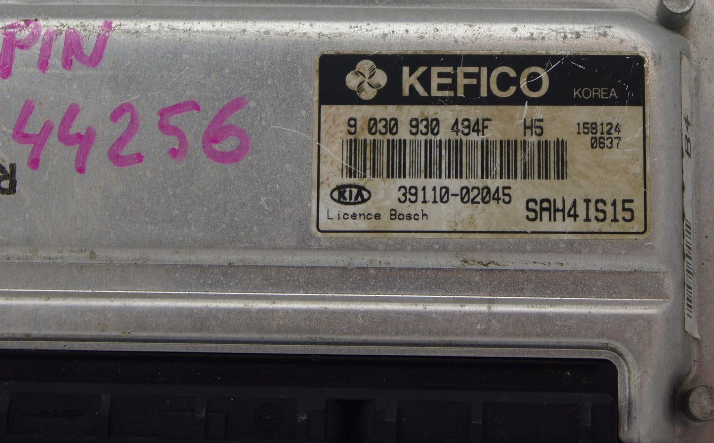 KIA 1.1 PETROL ECU ENGINE CONTROL UNIT 39110-02045 PLUG AND PLAY