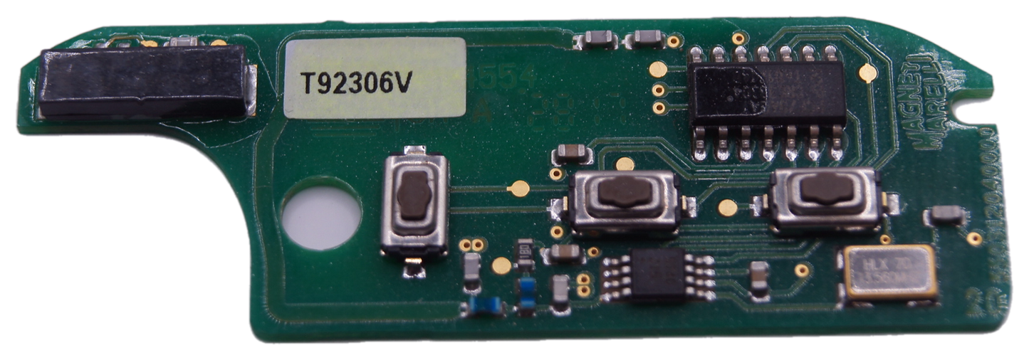 Fiat 3 Button Key Circuit Board - 550312040000