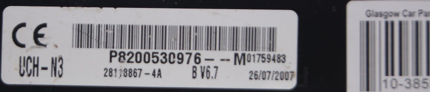 P8200530976 M Vauxhall Vivaro Renault Trafic BCM UCH-N3 28118867-4A.VIRGIN. - Glasgow Car Parts Store