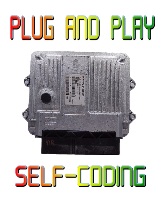 ECU fiat doblo sde eu4 mjd 6f3.d1 51805368 hw03r PLUG AND PLAY SELF-CODING. - Glasgow Car Parts Store