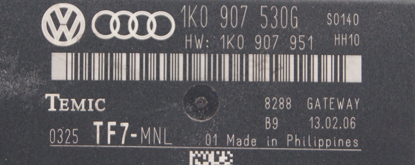 AUDI VW CAN GATEWAY MODULE 1K0907530G - Glasgow Car Parts Store