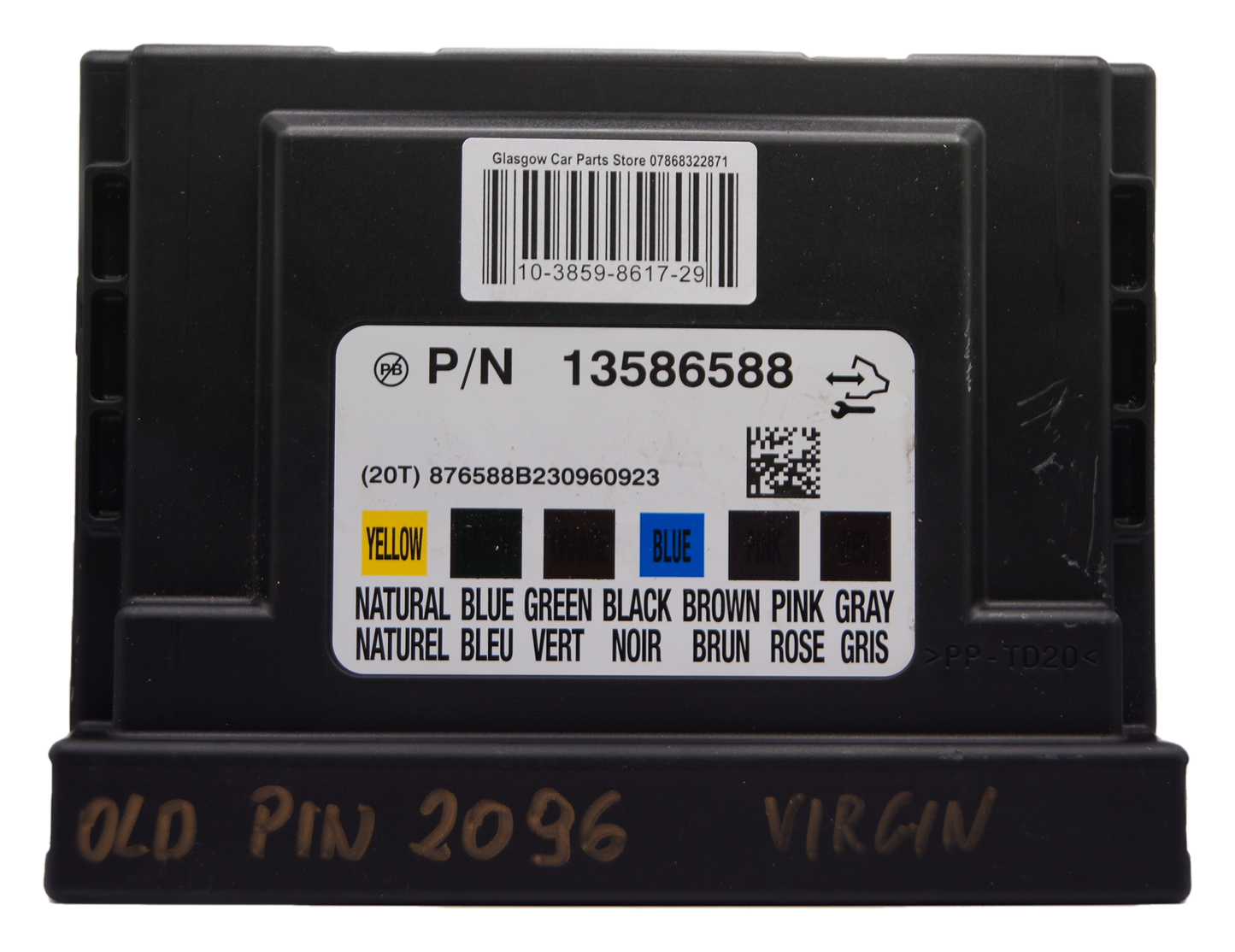 BCM BODY CONTROL UNIT VAUXHALL ASTRA J 13586588 VIRGIN - Glasgow Car Parts Store