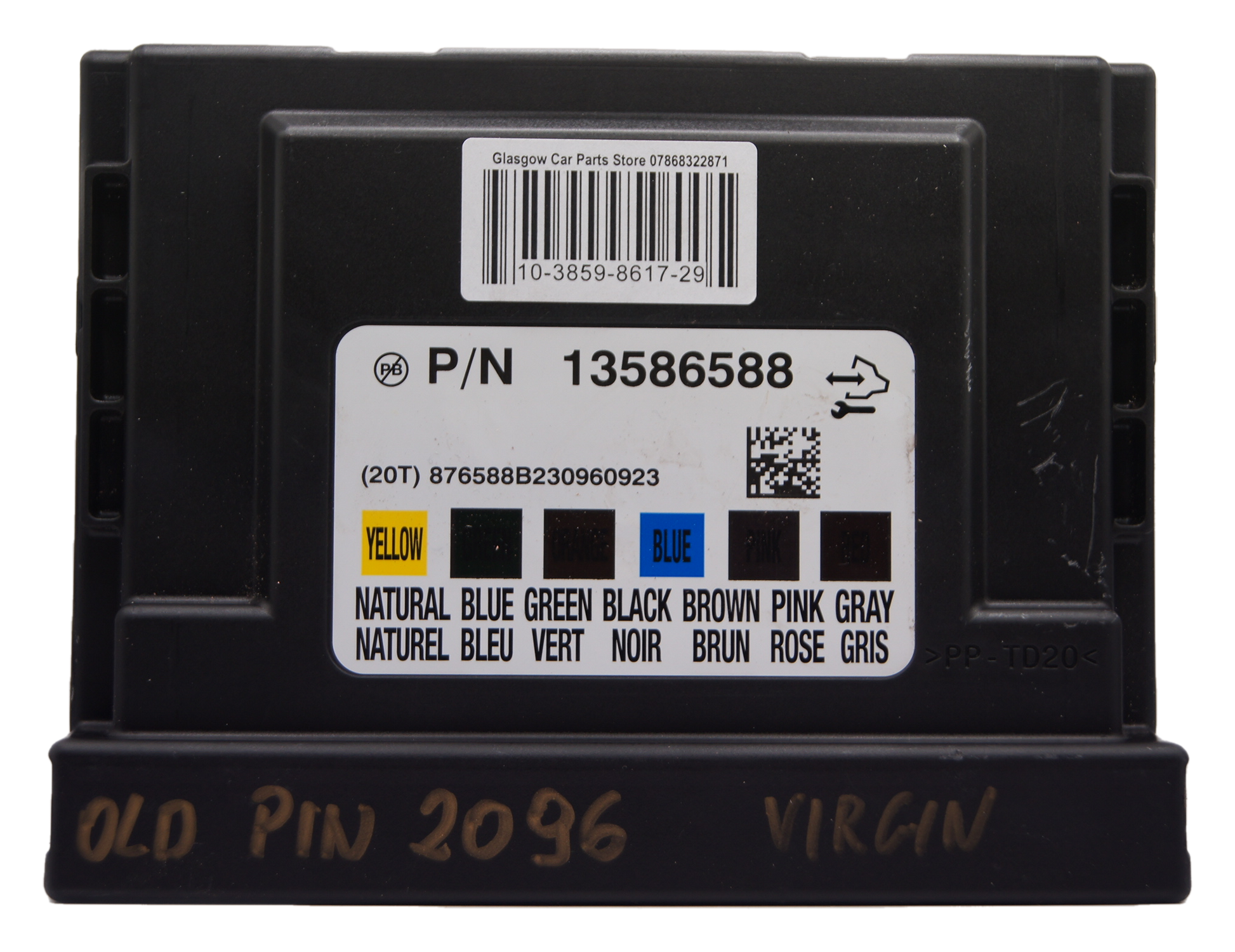 BCM BODY CONTROL UNIT VAUXHALL ASTRA J 13586588 VIRGIN - Glasgow Car Parts Store