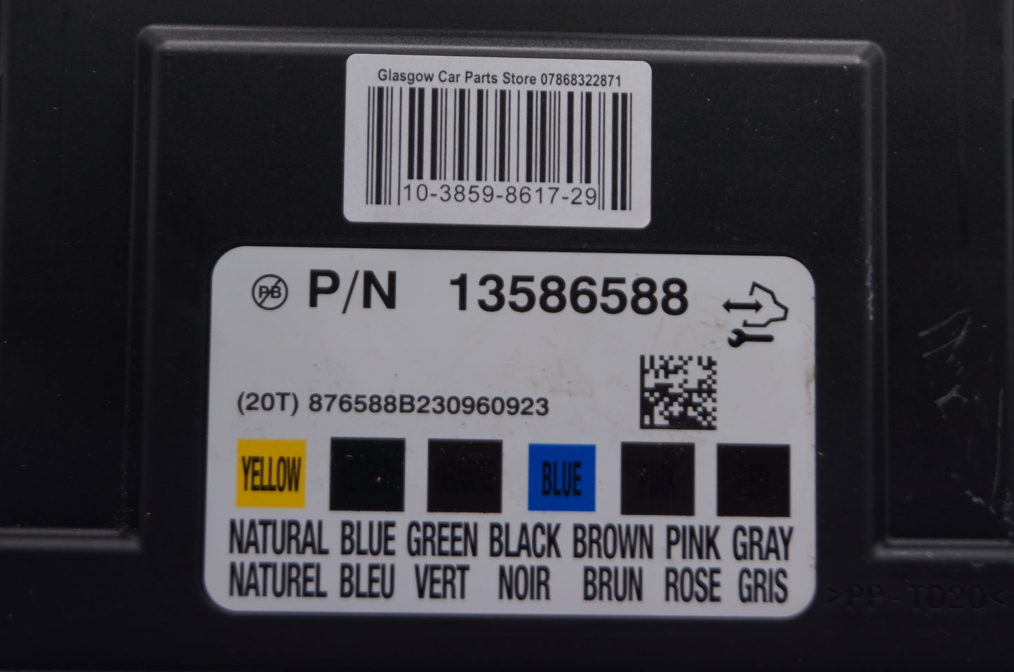 BCM BODY CONTROL UNIT VAUXHALL ASTRA J 13586588 VIRGIN - Glasgow Car Parts Store