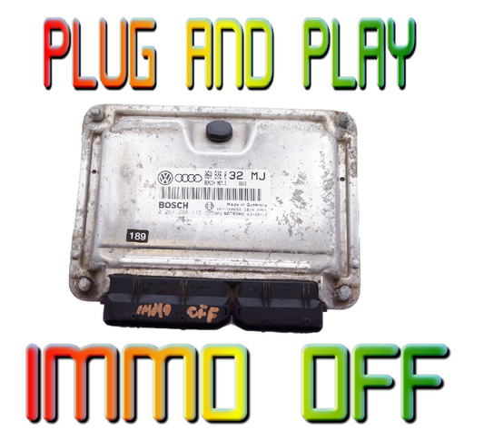 ECU 0261208115 06A906032 MJ IMMO OFF PLUG & PLAY - Glasgow Car Parts Store