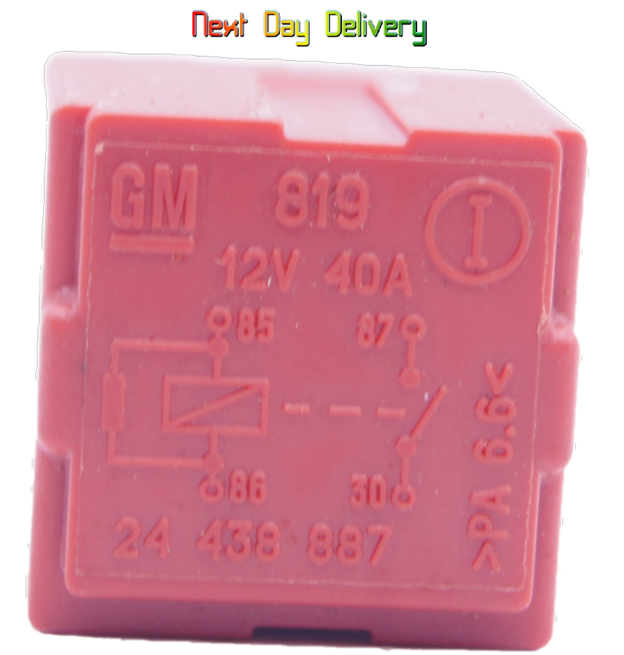 Fiat Grande Punto Engine Management Relay 05-12 4 Pin - Glasgow Car Parts Store