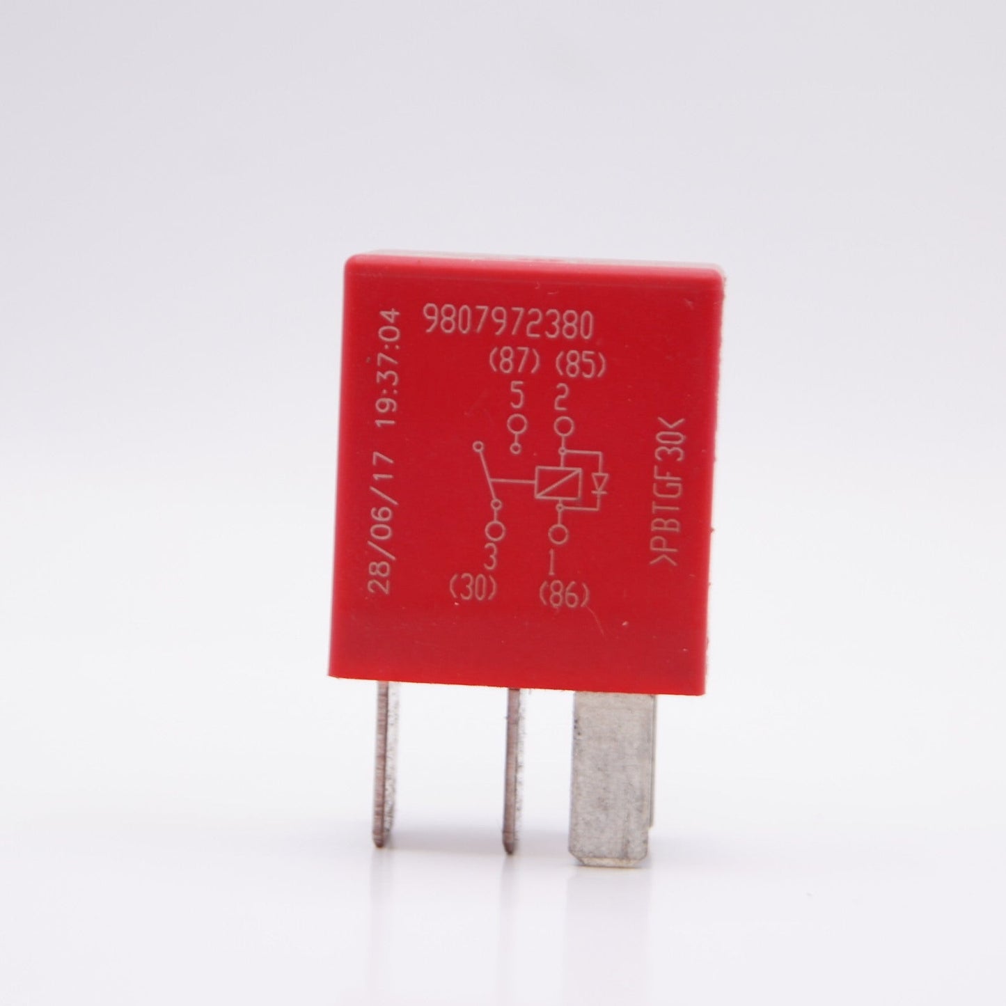 Fiat Alfa Lancia (09-18) 4-Pin Red Relay  Omron PSA 9807972380 12V - Glasgow Car Parts Store