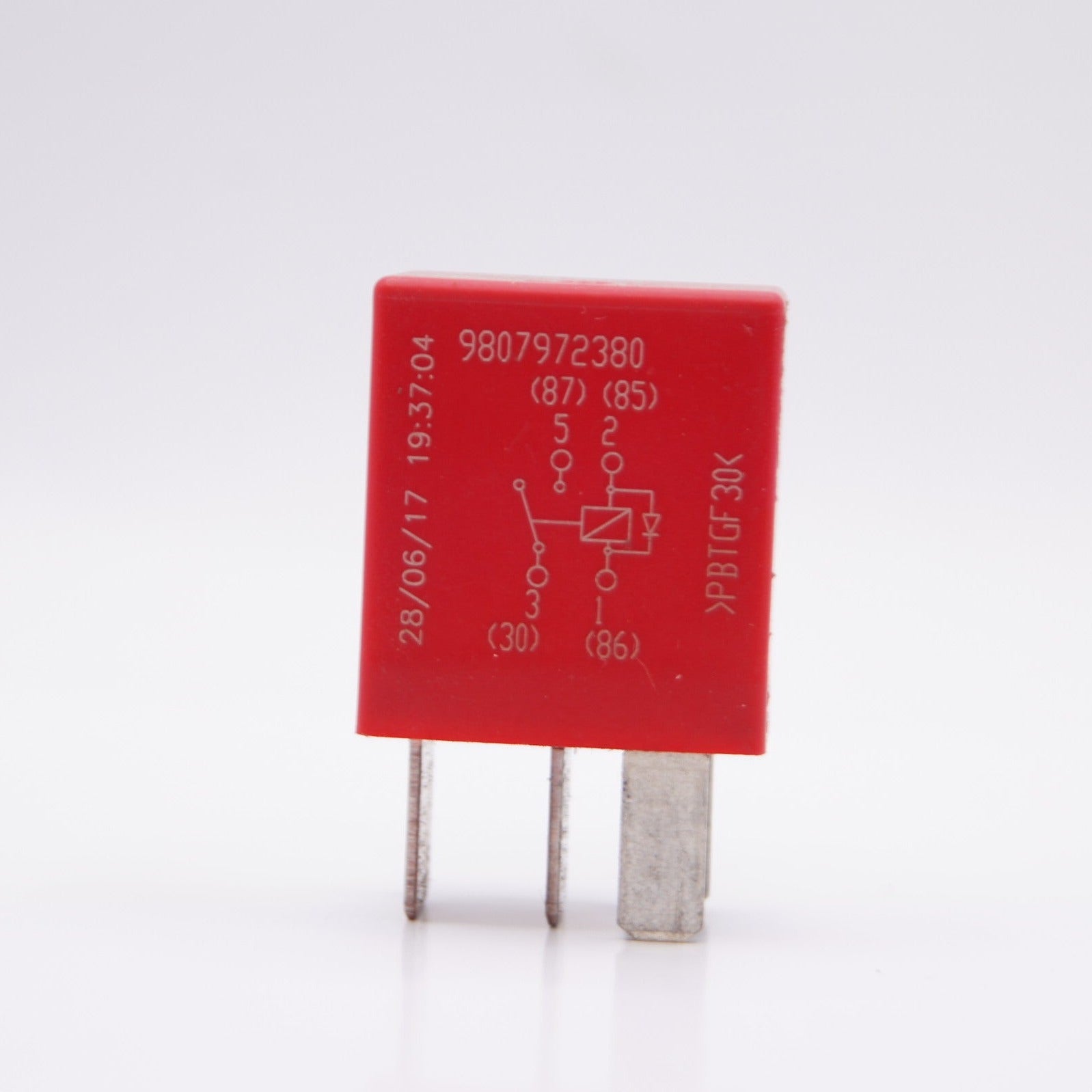 Fiat Alfa Lancia (09-18) 4-Pin Red Relay  Omron PSA 9807972380 12V - Glasgow Car Parts Store