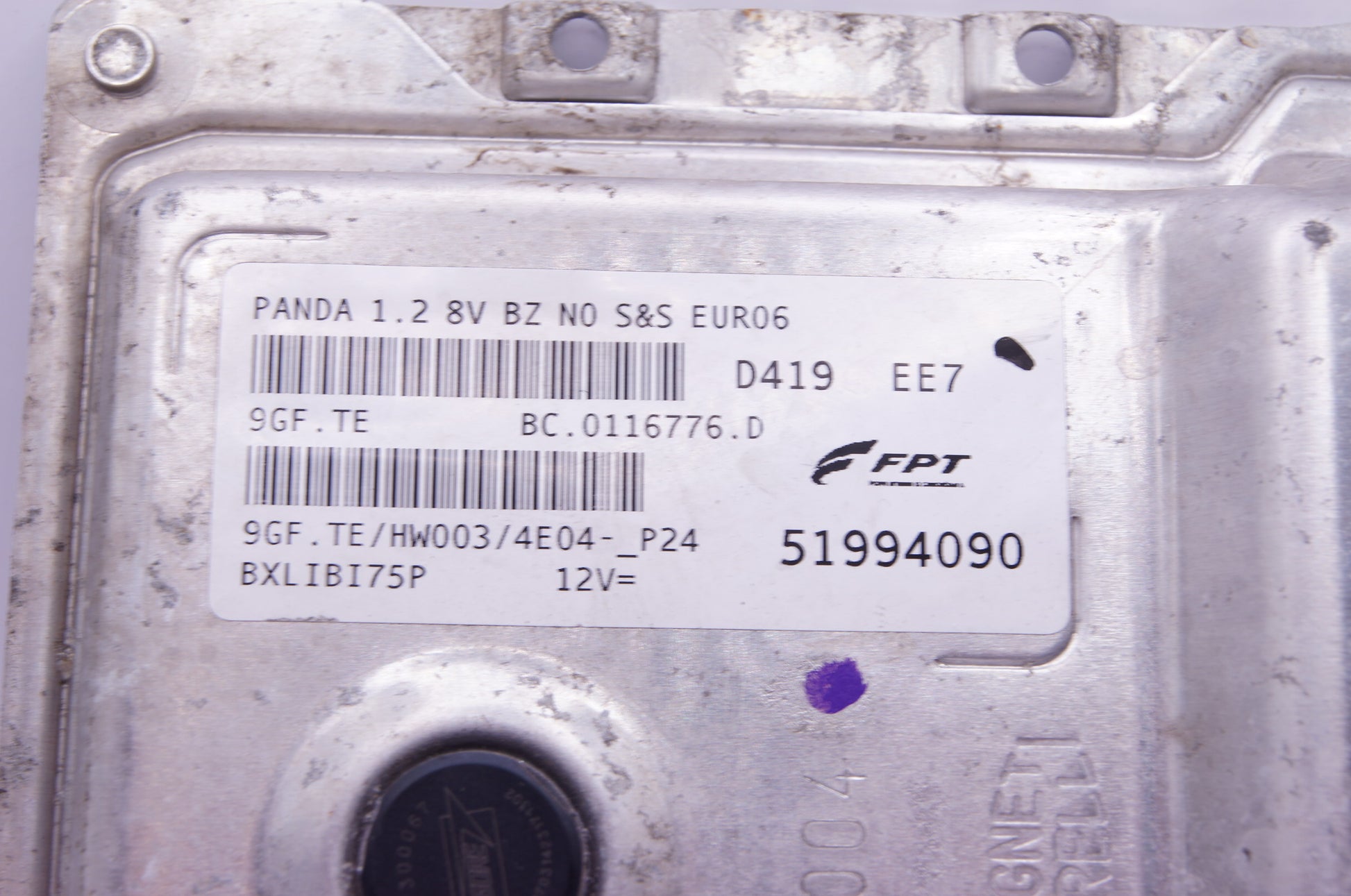 FIAT PANDA 1.2 PETROL ENGINE ECU 51994090 PLUG AND PLAY. - Glasgow Car Parts Store