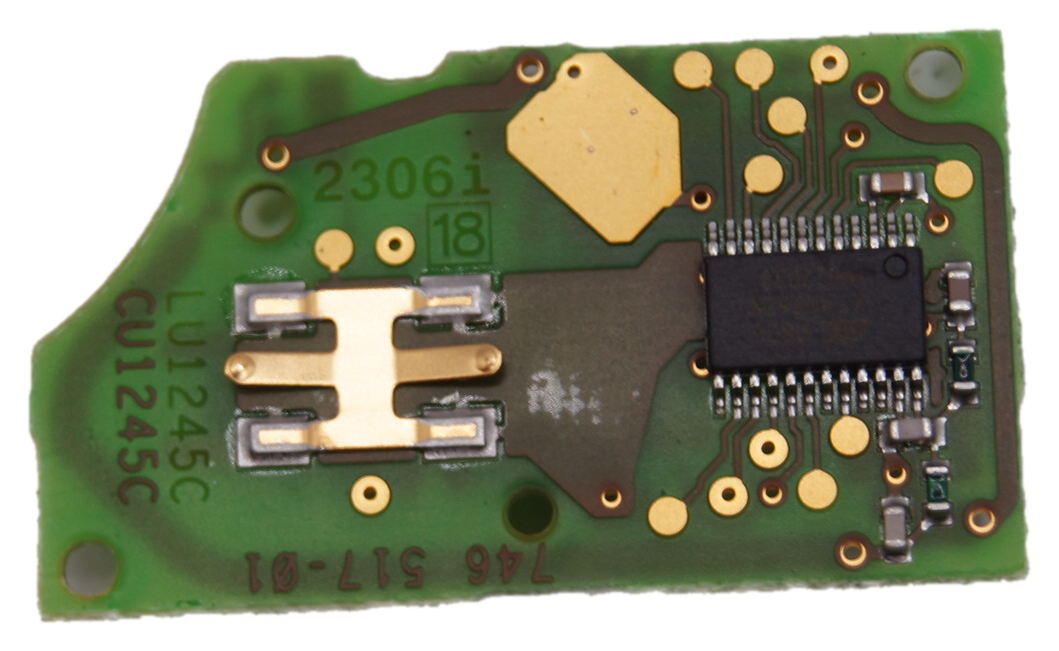 VW GOLF MK5 / JETTA / TOURAN 3 Button Key Circuit Board - 1K0 959 753 G Tested - Glasgow Car Parts Store