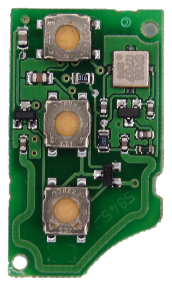 KEY FOB PCB BOARD AUDI 4D0 837 231 A TESTED - Glasgow Car Parts Store