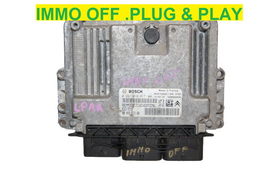Plug & Play ECU EDC17C10 0281019817 9805947380 Berlingo Partner 1.6 HDI 8V - Glasgow Car Parts Store