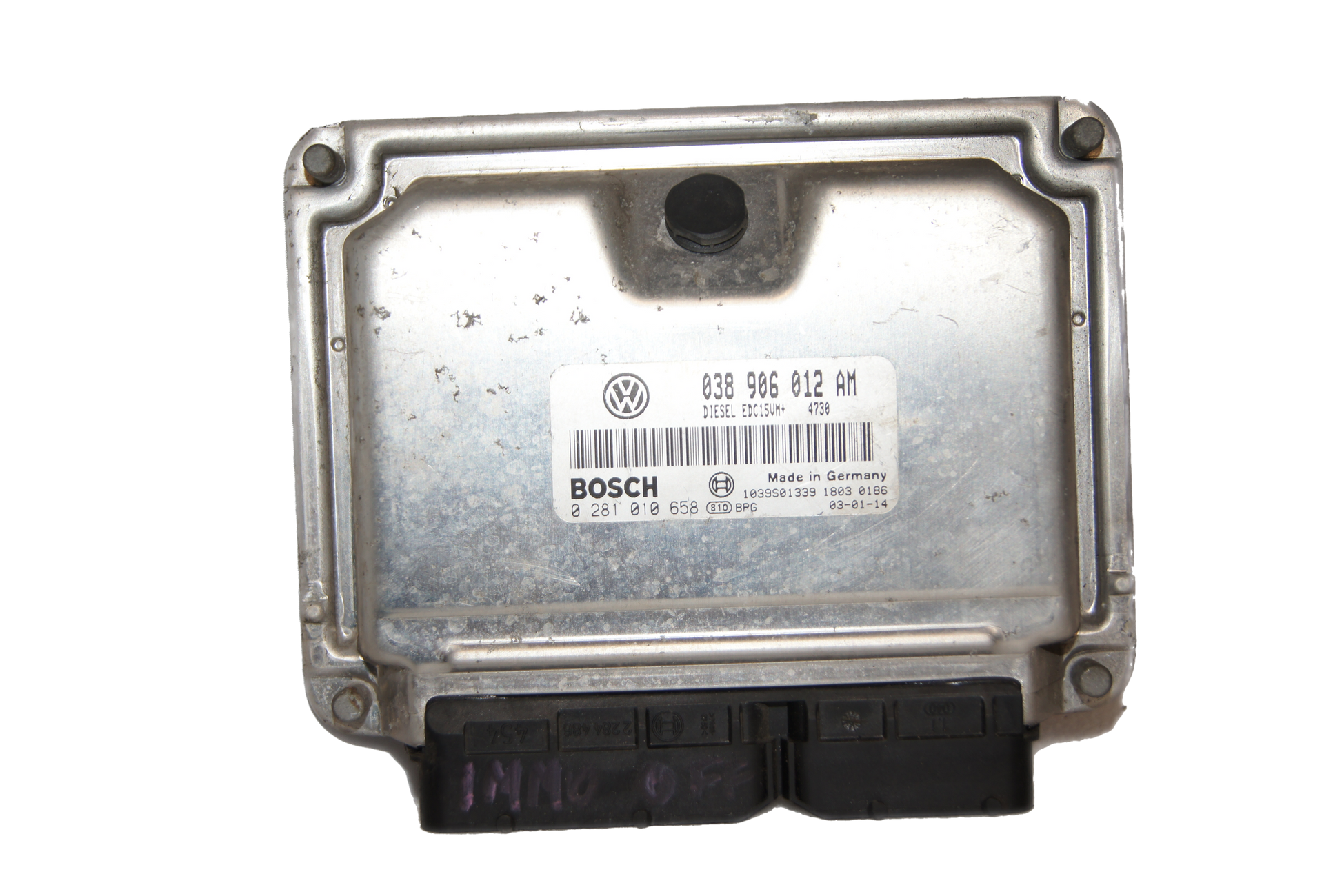 VW, Audi Seat Skoda ECU 038906012AM / 0281010658 Plug & Play (Immo off) - Glasgow Car Parts Store