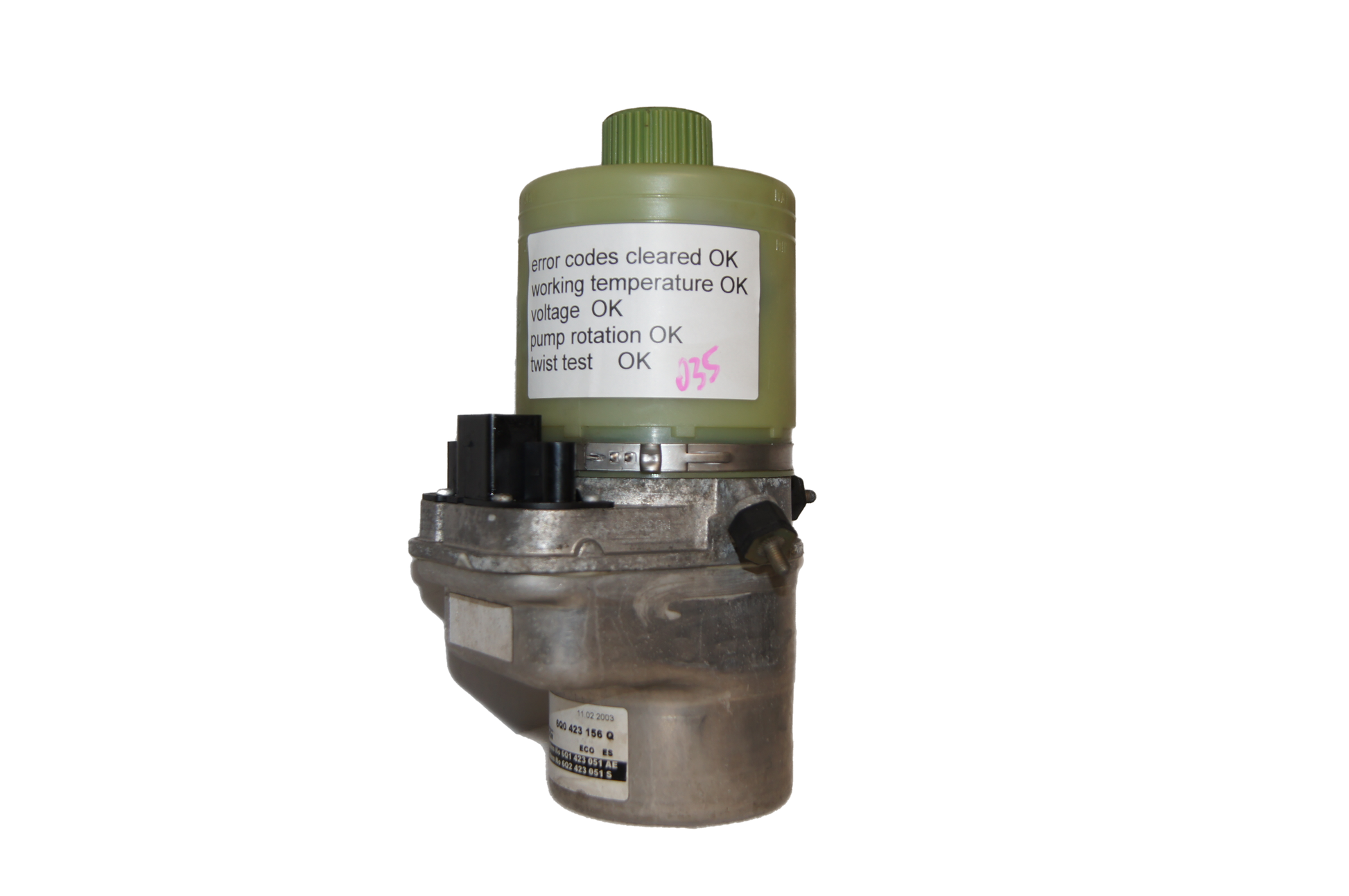 VOLKSWAGEN POLO MK4 9N  POWER STEERING PUMP 6Q0423156Q. TESTED - Glasgow Car Parts Store