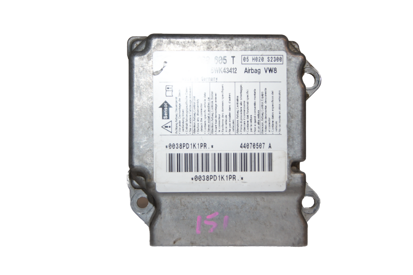WV SKODA OCTAVIA ELEGANCE 2005-2011 AIR BAG MODULE 1K0909605T - Glasgow Car Parts Store