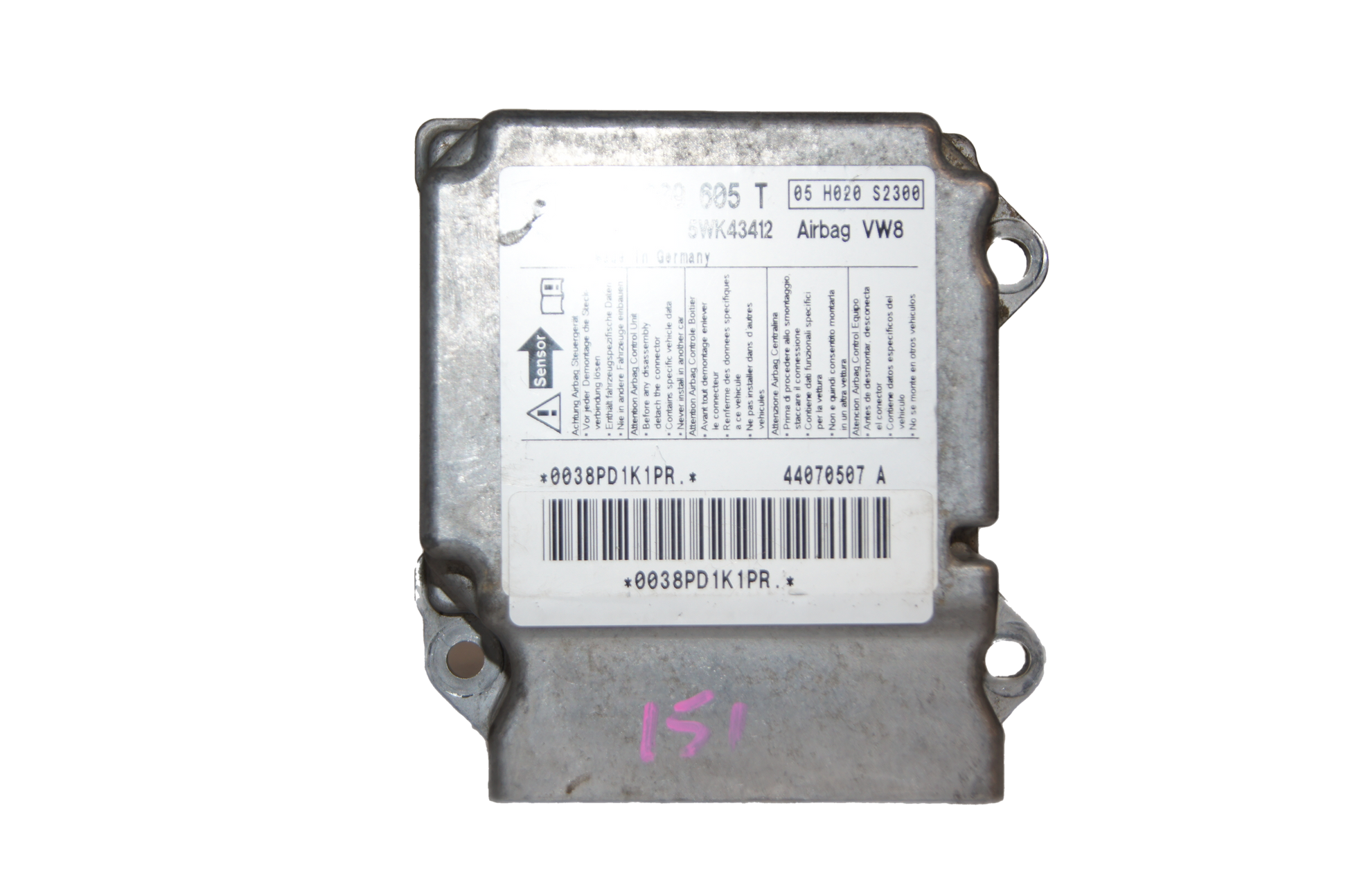 WV SKODA OCTAVIA ELEGANCE 2005-2011 AIR BAG MODULE 1K0909605T - Glasgow Car Parts Store