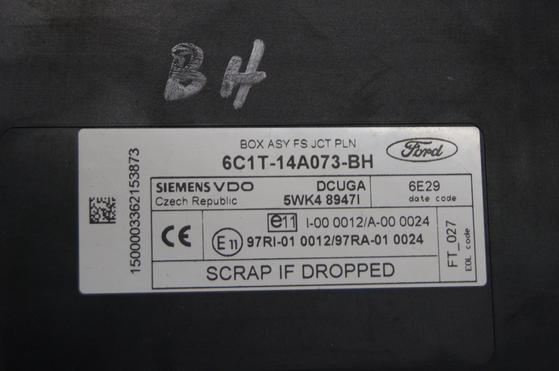 FORD Transit Body Control Module    6C1T-14A073-BH - Glasgow Car Parts Store