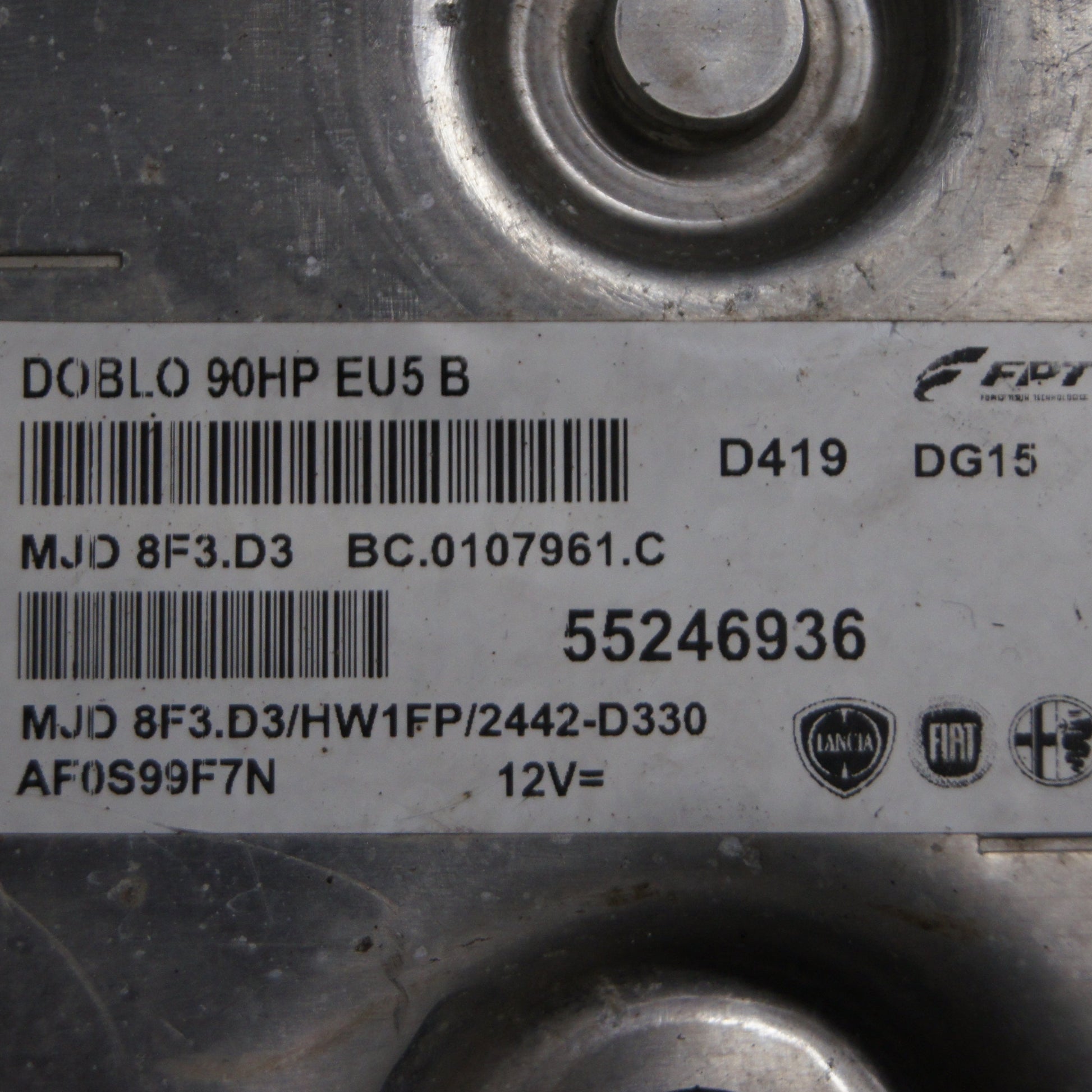 Fiat Doblo Engine ECU 55246936 - Glasgow Car Parts Store