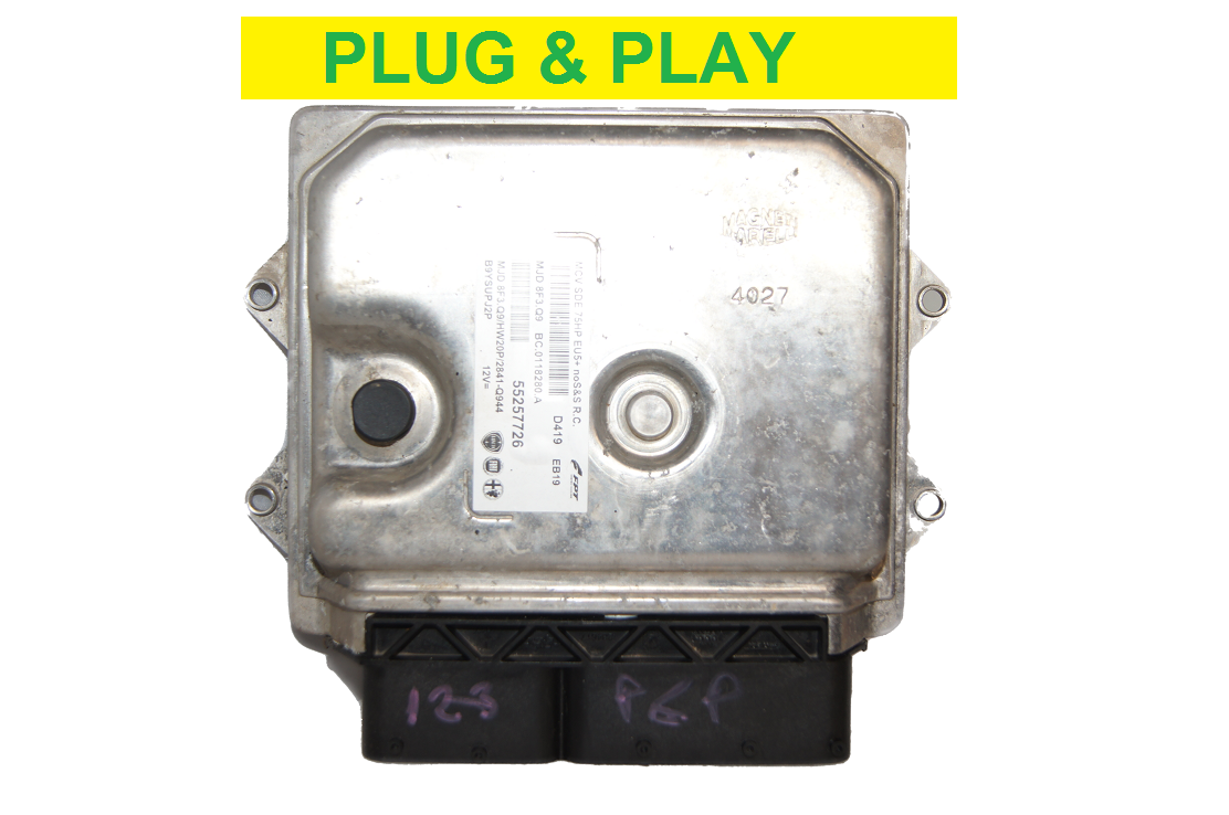 Motorsteuergerät  ecu Peugeot Bipper Fiat Citroen Nemo 55257726 MJD8F3Q9 PLUG & PLAY - Glasgow Car Parts Store