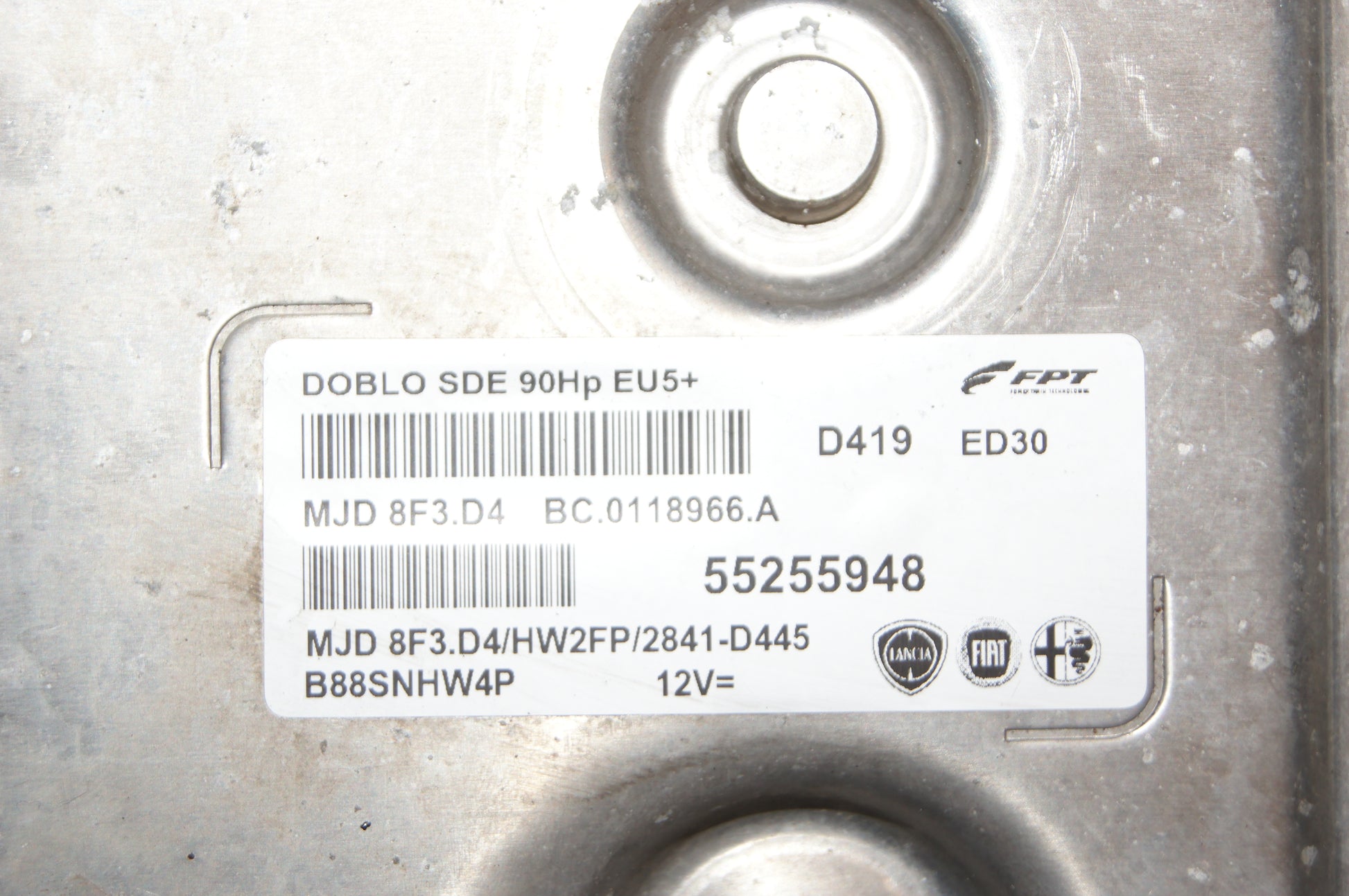 Fiat Doblo 1.3 ENGINE ECU - 55255948 - Glasgow Car Parts Store