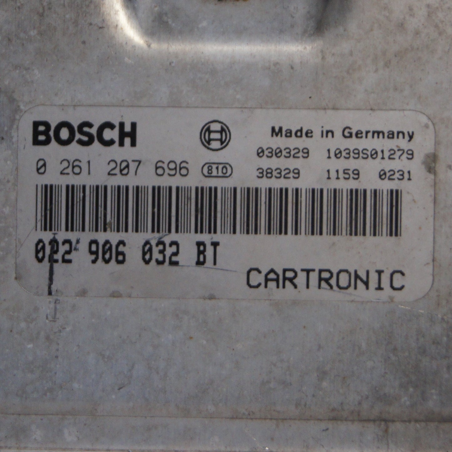 PORSCHE CAYENNE 955 4.5 V8 PETROL ENGINE ECU 022906032BT 0261207696 - Glasgow Car Parts Store