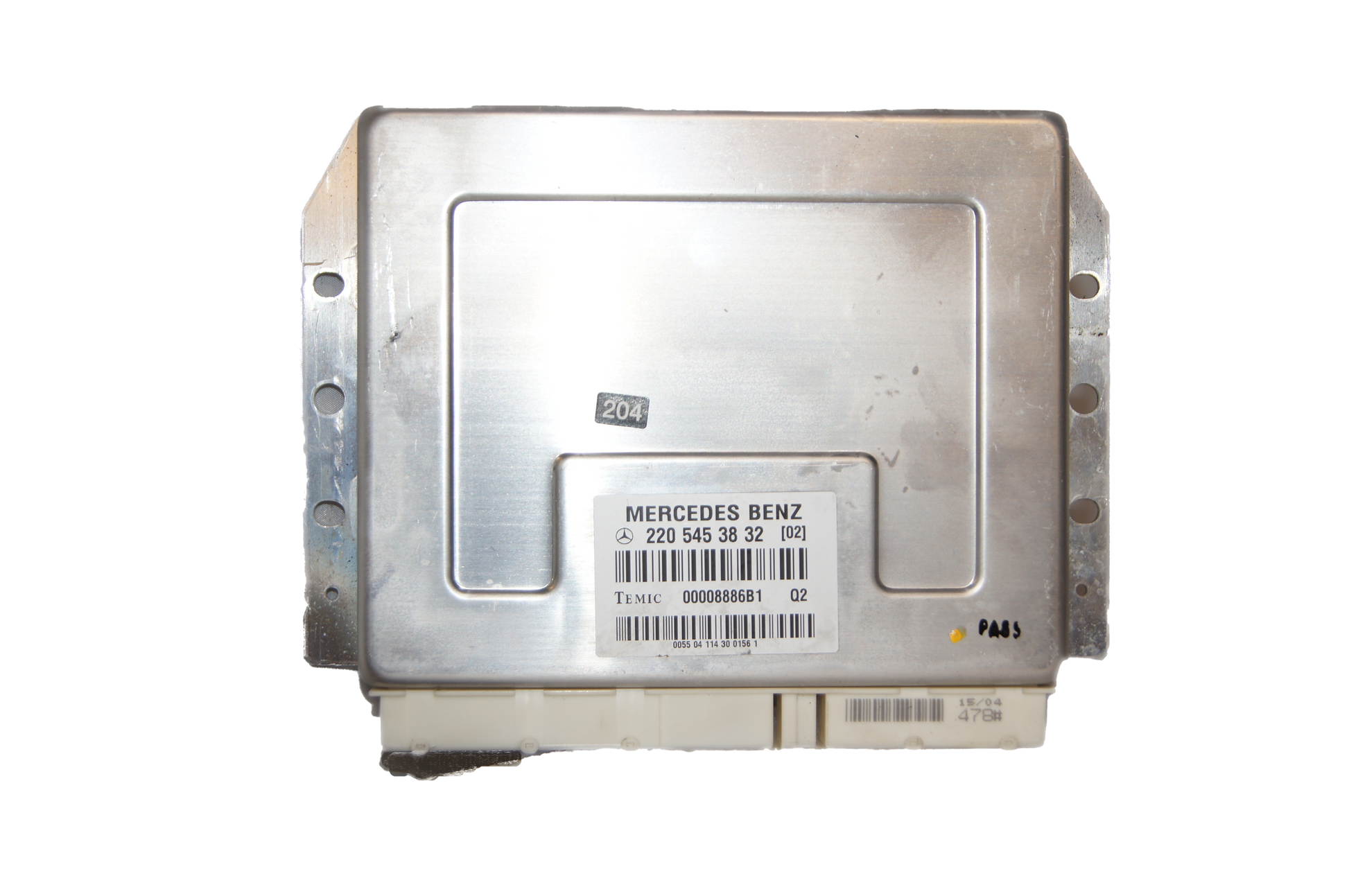 MERCEDES S CLASS W220 FACELIFT AIRMATIC SUSPENSION ECU 2205453832 TEMIC - Glasgow Car Parts Store