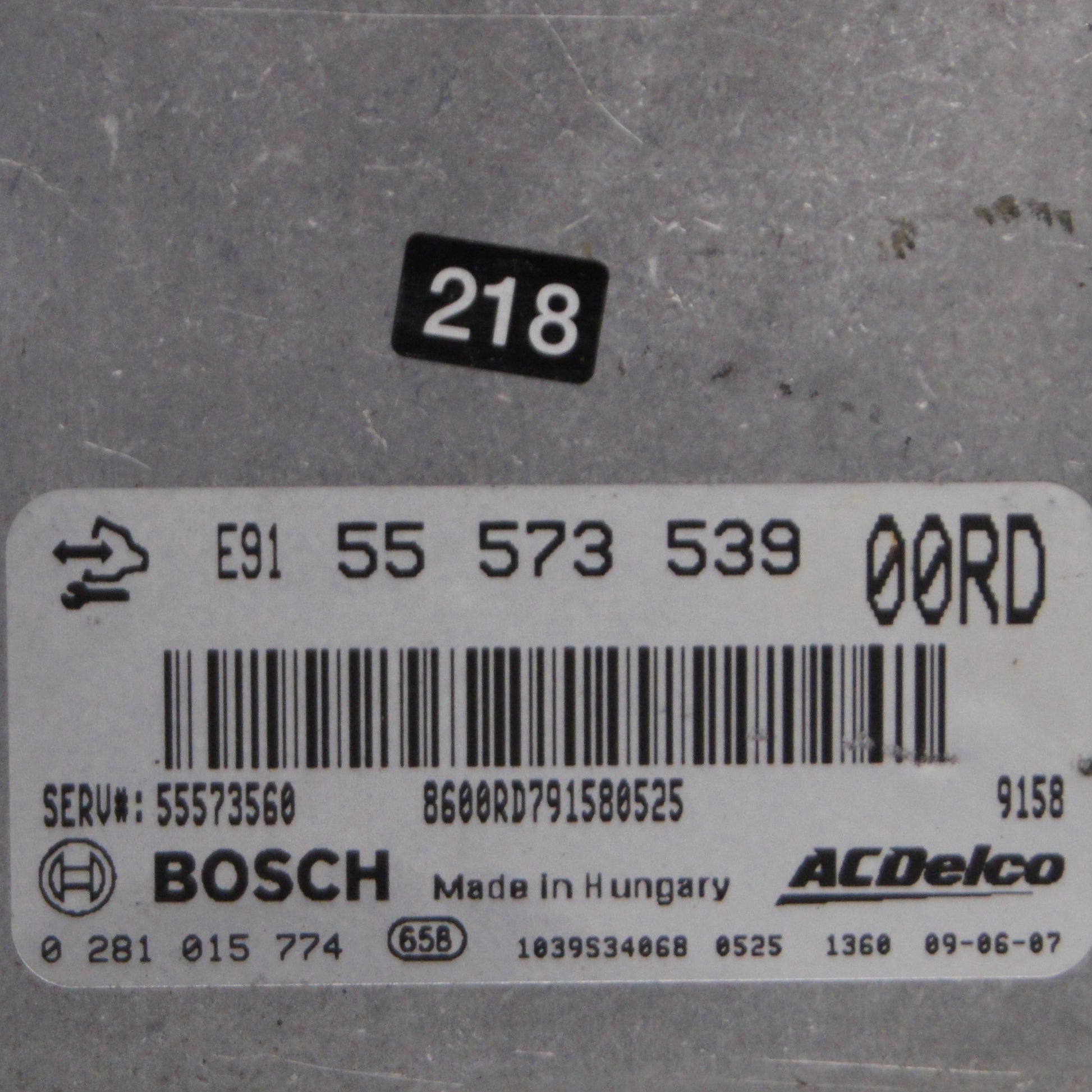 OPEL VAUXHALL INSIGNIA ENGINE ECU 0281015774 55573539 00RD - Glasgow Car Parts Store