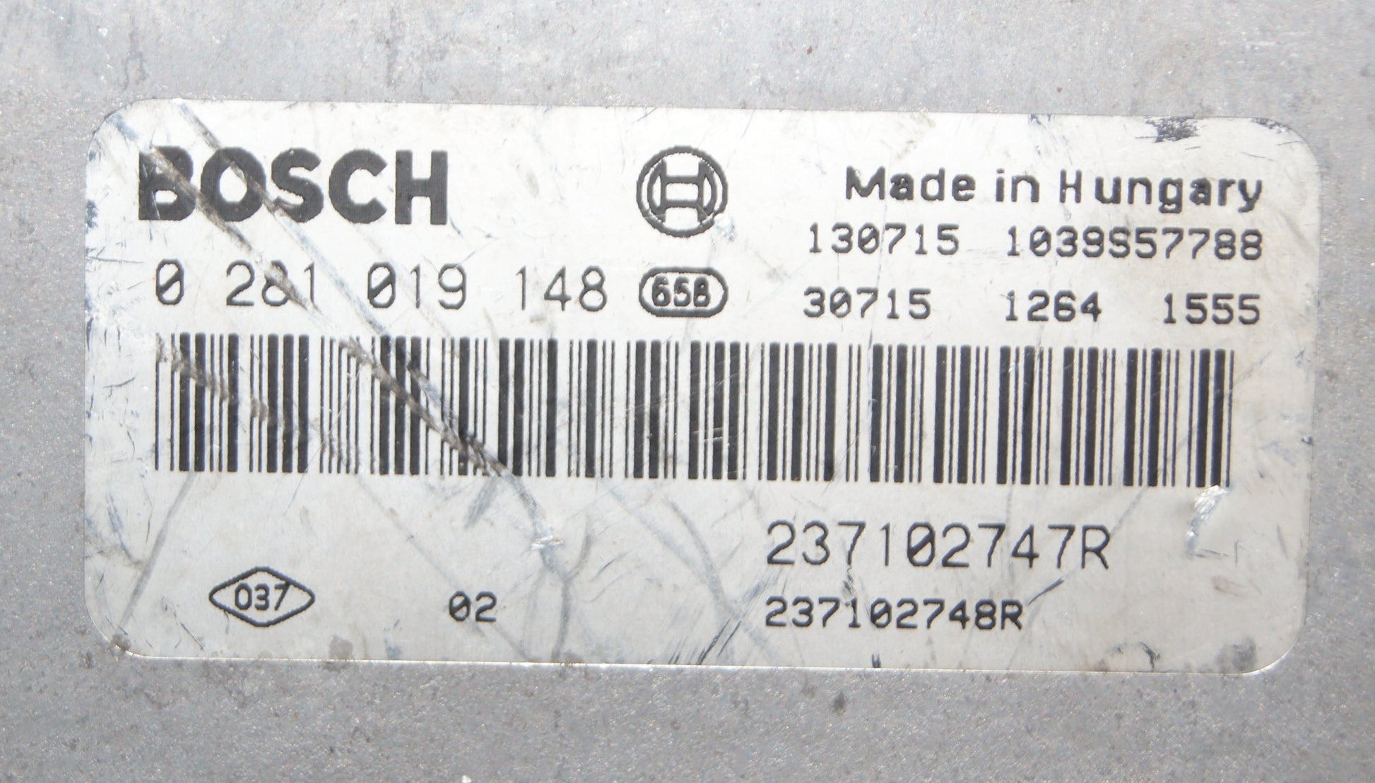 VIERGE  VIRGIN RENAULT CLIO 4 0281019148 237102747R 237102748R BOSCH EDC17 - Glasgow Car Parts Store