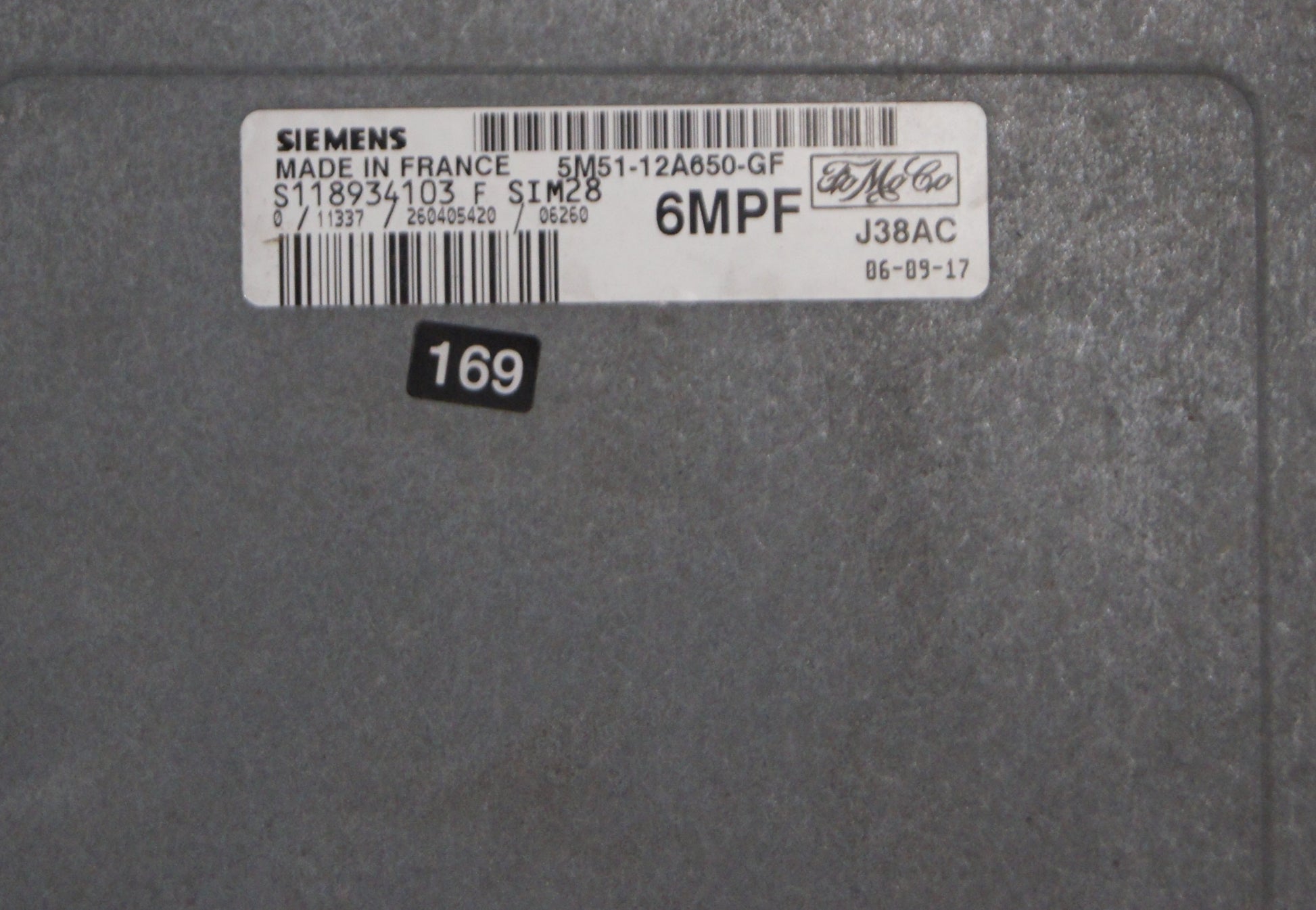 FORD FOCUS ECU 5M51-12A650-GF, S118934103F 6MPF PLUG AND PLAY - Glasgow Car Parts Store