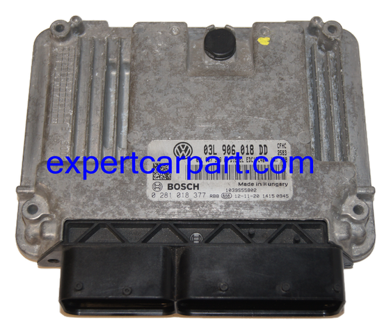 ECU VW CADDY 2.0TDI   03L906018DD 0281018377 - Glasgow Car Parts Store