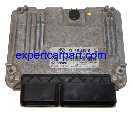 ECU VW CADDY 2.0TDI   03L906018DD 0281018377 - Glasgow Car Parts Store