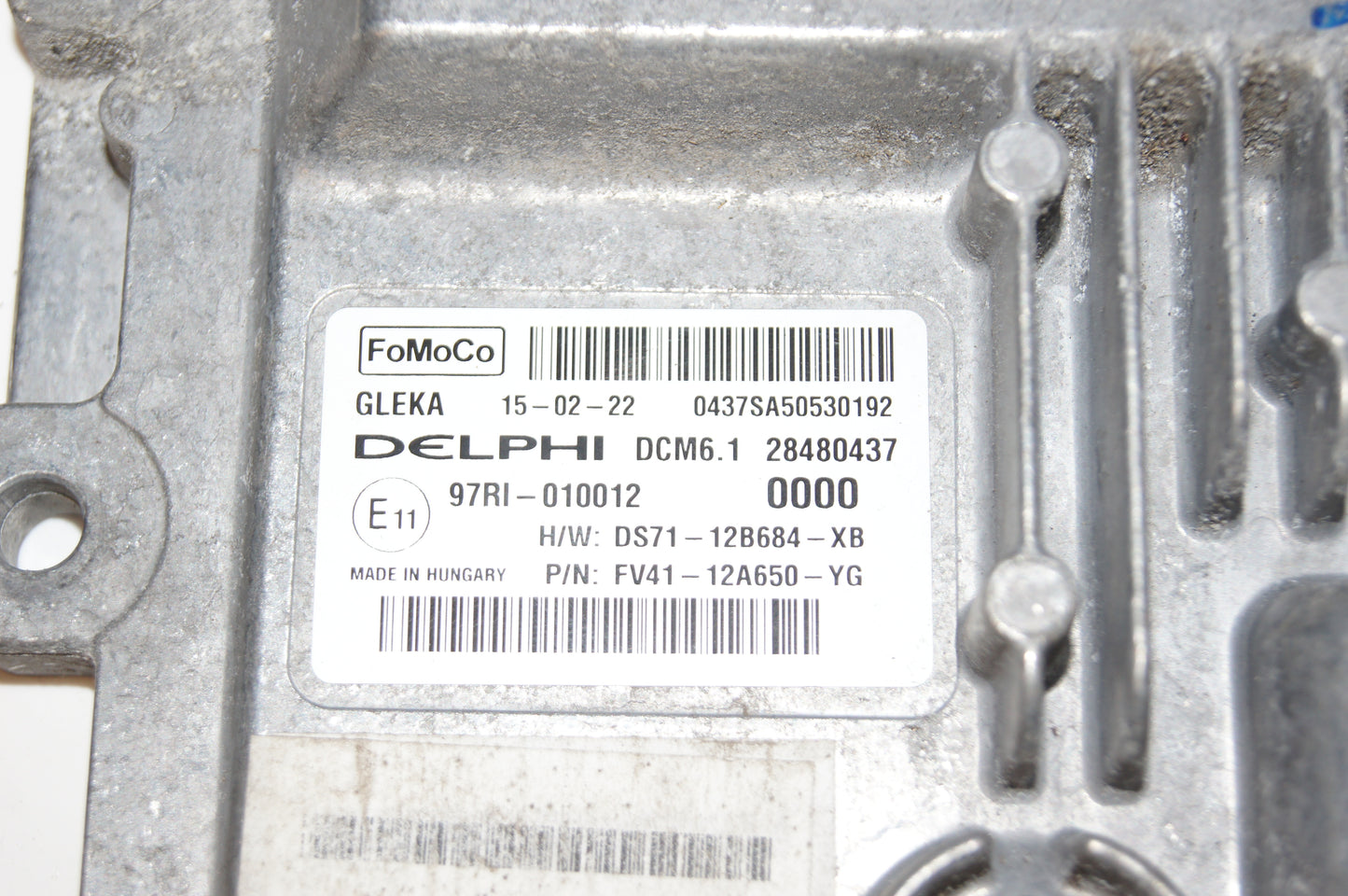 ECU FORD KUGA DS71-12B684-XB FV41-12A650-YG 28480437 DCM6.1 - Glasgow Car Parts Store