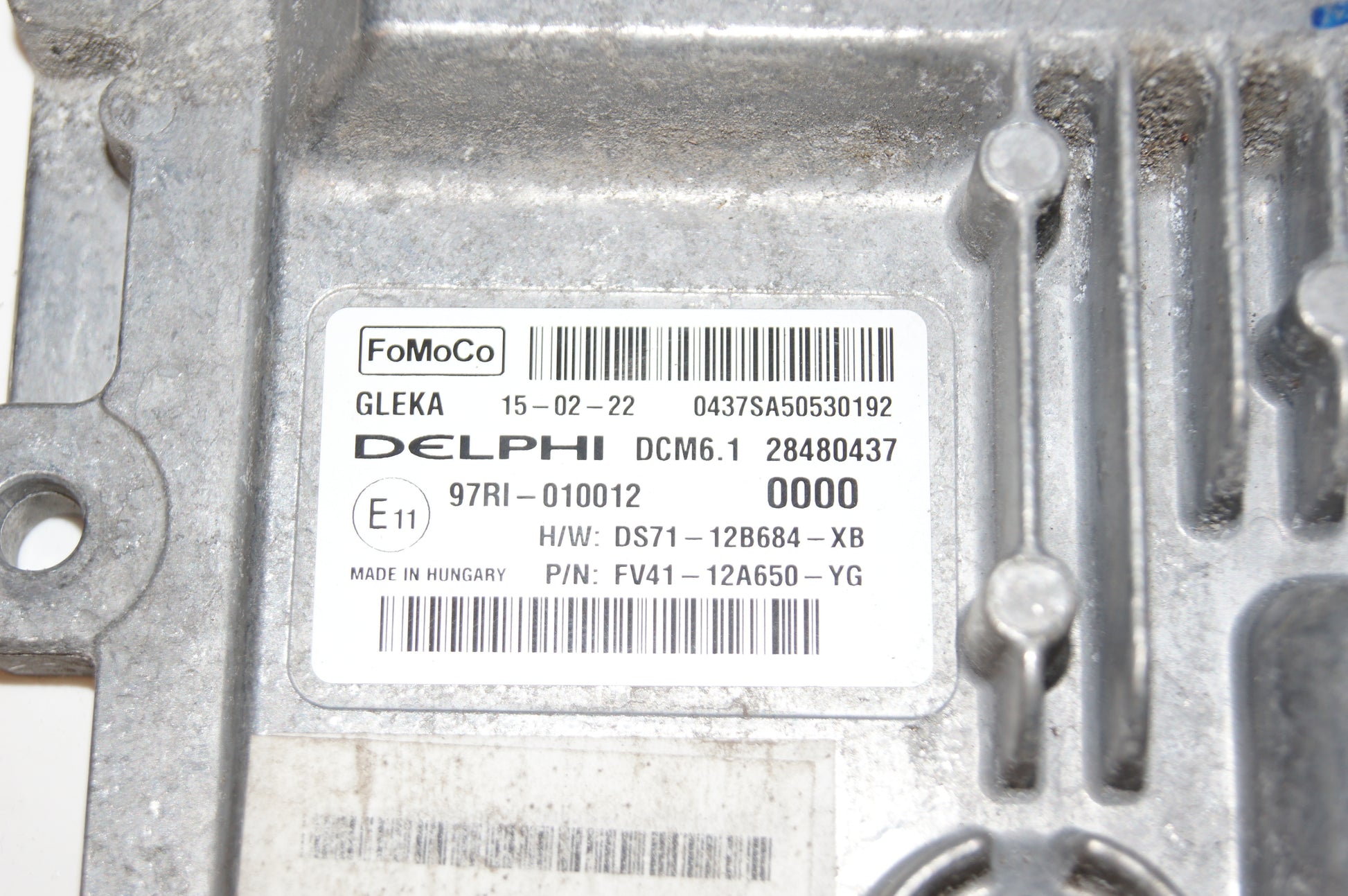 ECU FORD KUGA DS71-12B684-XB FV41-12A650-YG 28480437 DCM6.1 - Glasgow Car Parts Store