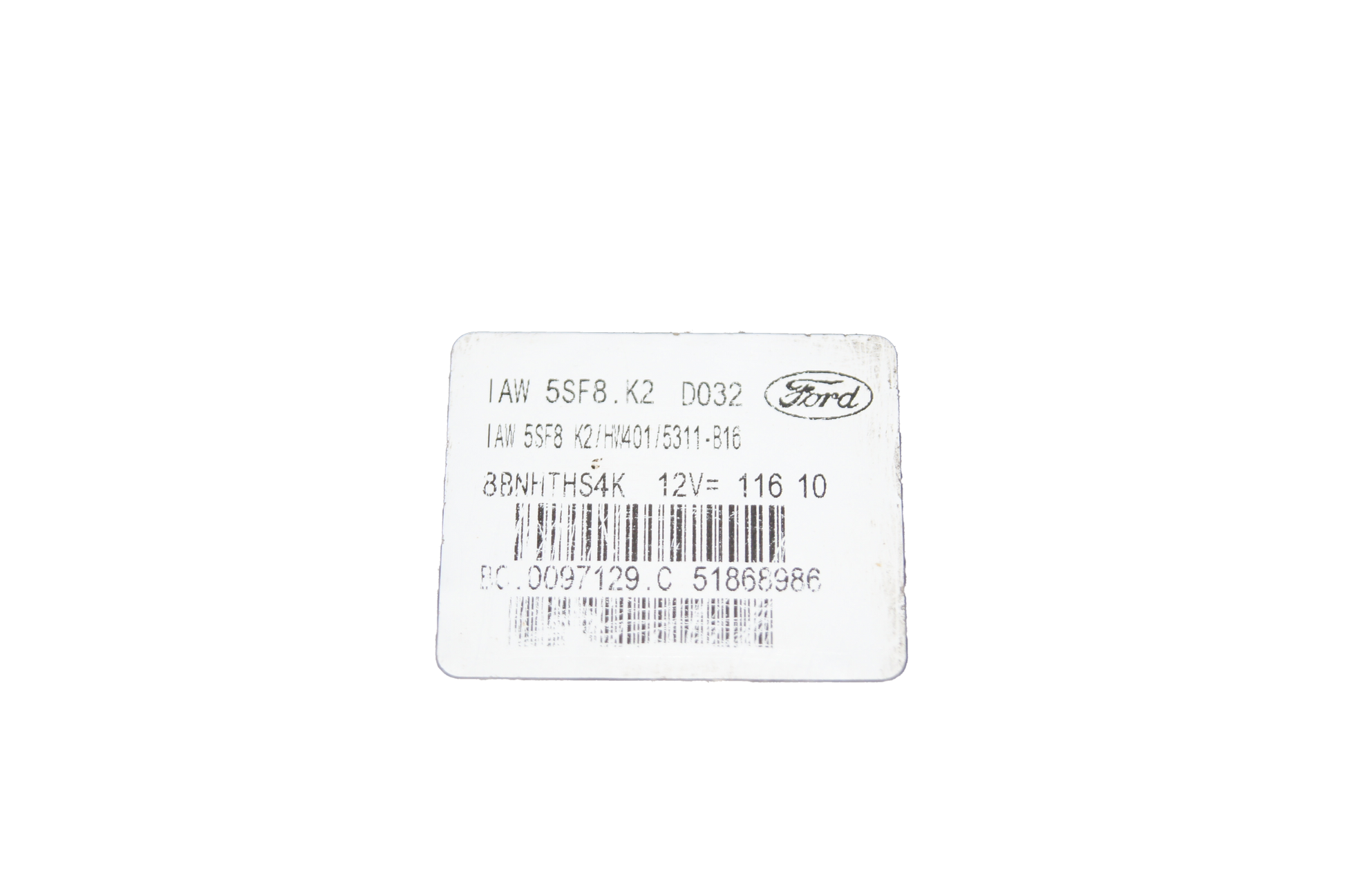 FORD KA ECU IAW 5SF8.K2   51868986 PUGL AND PLAY - Glasgow Car Parts Store