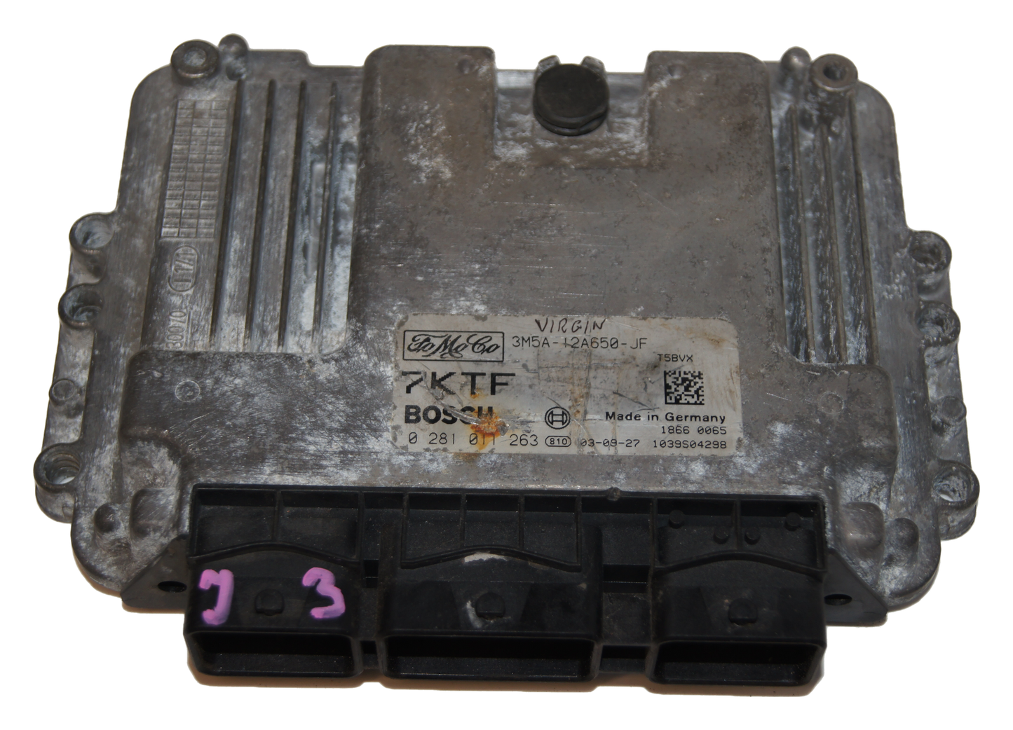 ENGINE CONTROL ECU FORD 0281011263 RESET -VIRGIN - Glasgow Car Parts Store