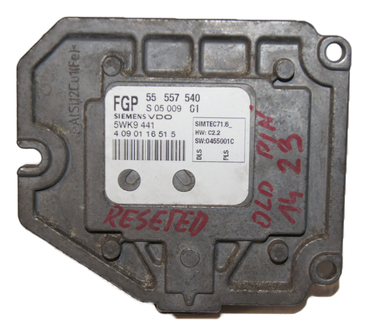 VAUXHALL VECTRA 1.8 PETROL ECU 55557540 5W9441 .RESET. (VIRGIN) - Glasgow Car Parts Store