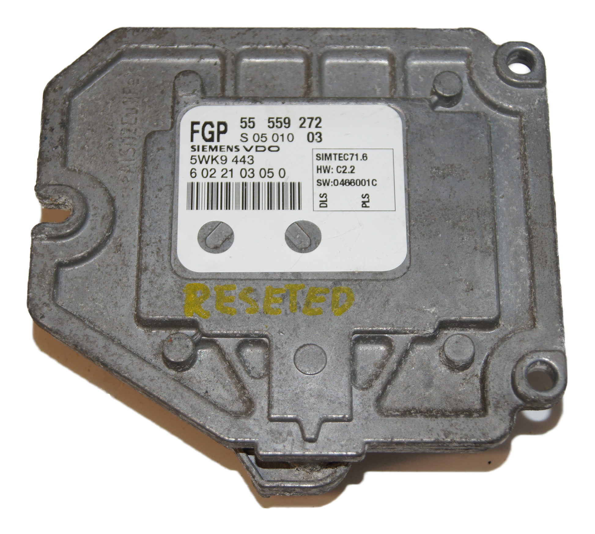 VAUXHALL OPEL ECU 55559272  Z18XE 5WK9 443. RESET. (VIRGIN) - Glasgow Car Parts Store