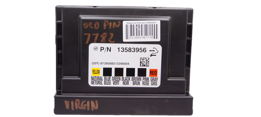 BCM BODY CONTROL UNIT VAUXHALL 13583956 VIRGIN OR PLUG AND PLAY - Glasgow Car Parts Store