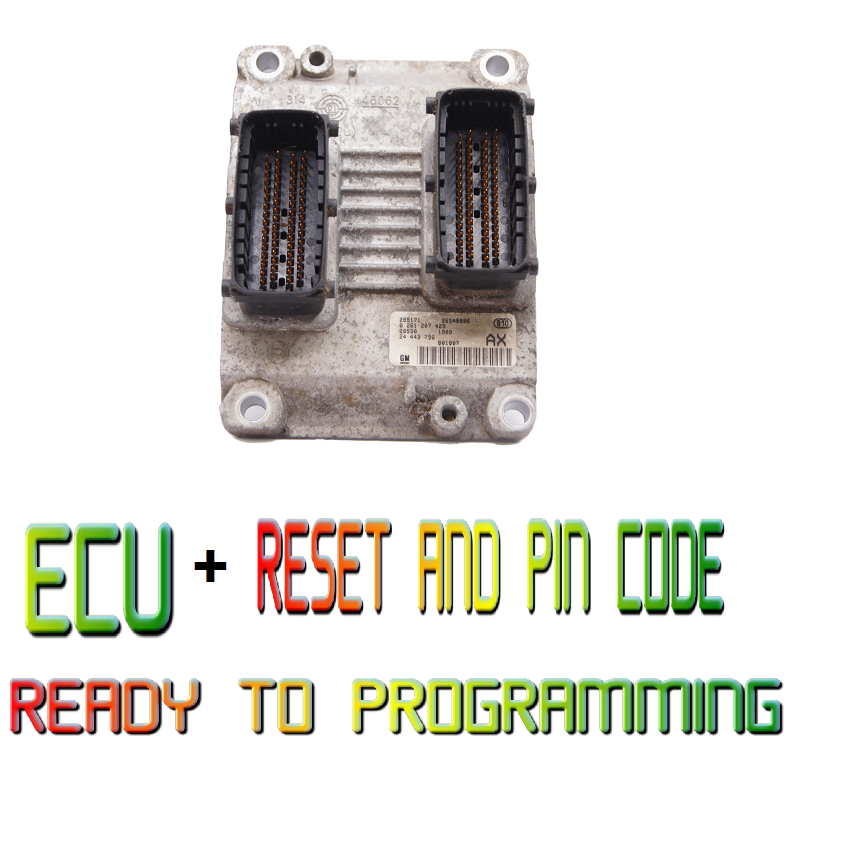 VAUXHALL CORSA C 1.2 Z12XE 16V TECH 2 RESET ECU ECM 24443796 AX 0261207423 - Glasgow Car Parts Store