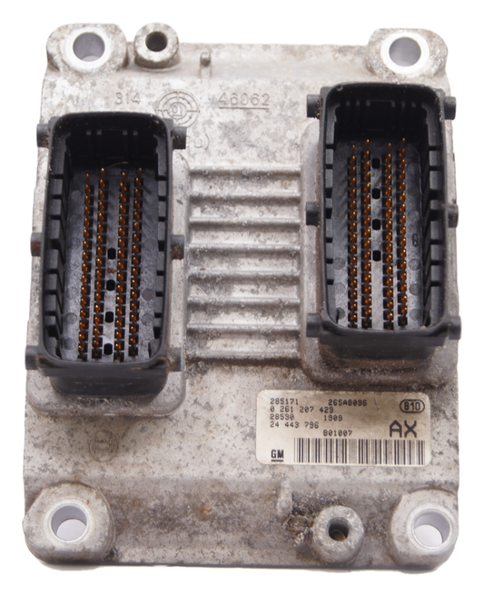 VAUXHALL CORSA C 1.2 Z12XE 16V TECH 2 RESET ECU ECM 24443796 AX 0261207423 - Glasgow Car Parts Store