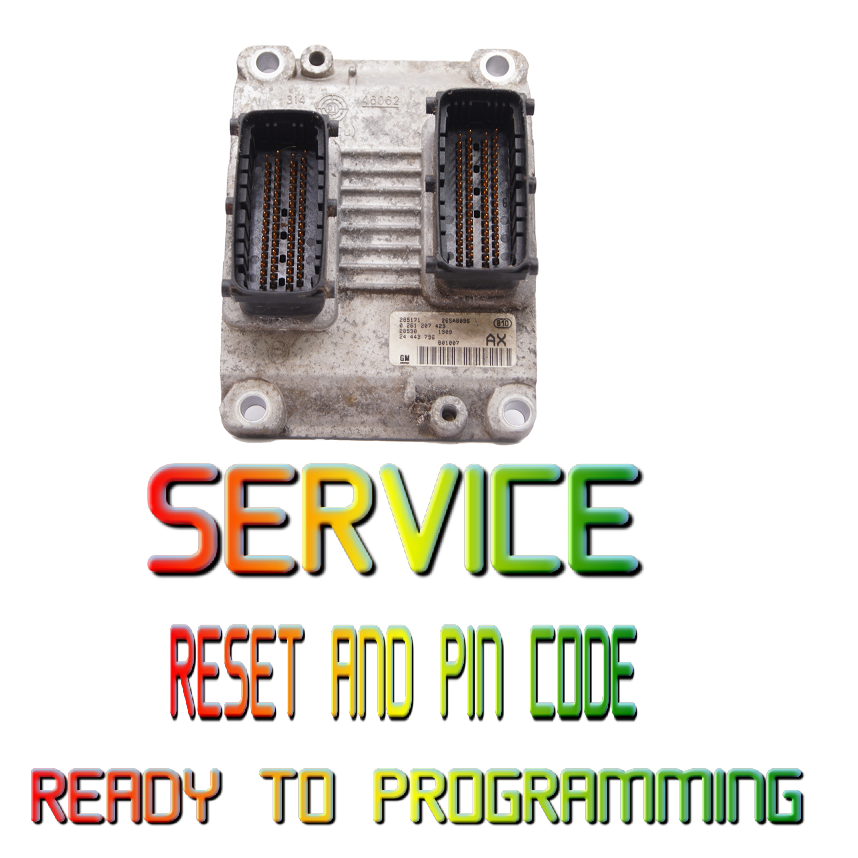 VAUXHALL CORSA C 1.2 Z12XE 16V TECH 2 RESET ECU ECM 24443796 AX 0261207423 - Glasgow Car Parts Store