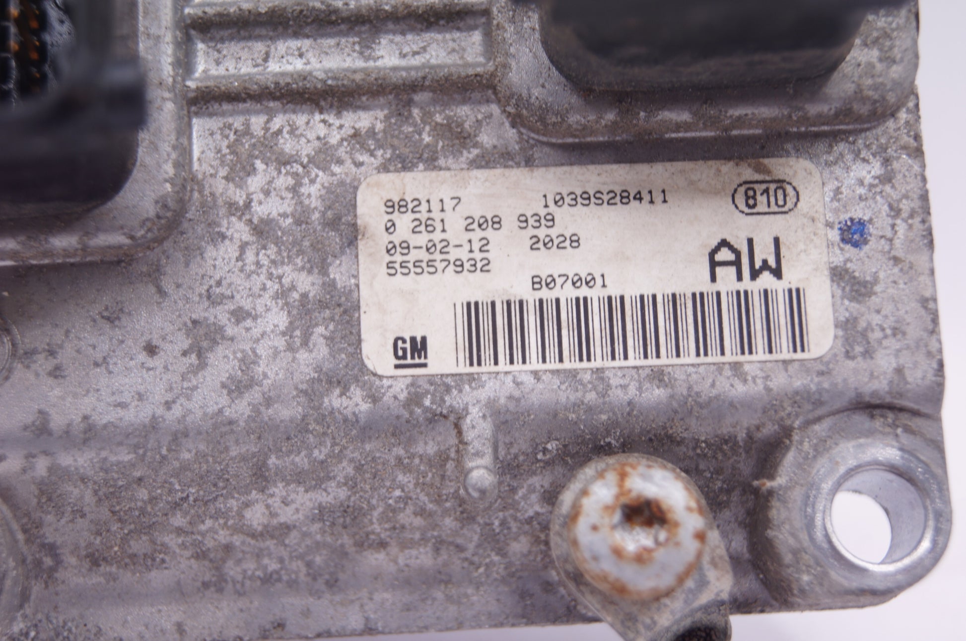 Vauxhall ECU Z10XEP 55557932 AW 0261208939. ECU+RESET + PIN CODE. - Glasgow Car Parts Store