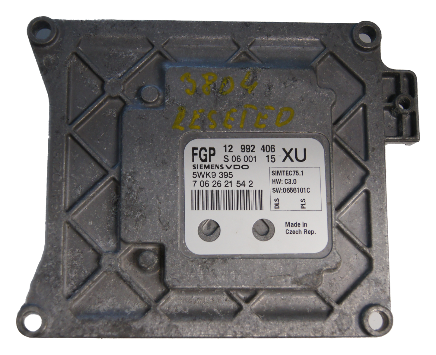 VAUXHALL OPEL ASTRA Mk5 H Engine ECU 1.8 Petrol Z18XER XU 12992406 .RESET - Glasgow Car Parts Store