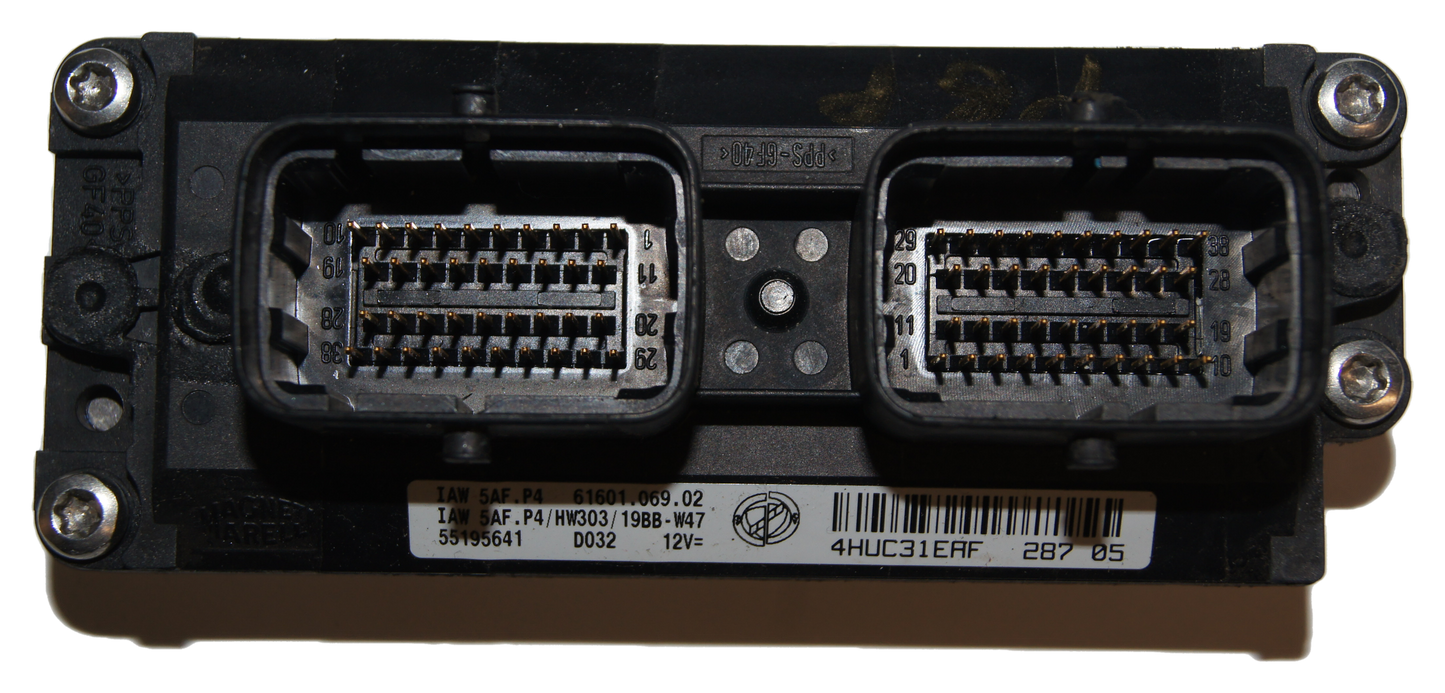 Fiat Punto 1.2 8v ENGINE ECU IAW 5AF.P4. PLUG AND PLAY. VIRGIN - Glasgow Car Parts Store