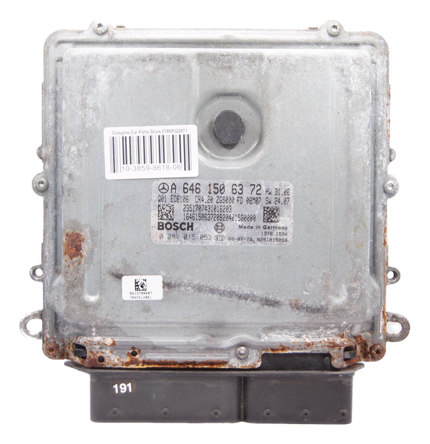 MERCEDES SPRINTER 2.2 CDI ECU PLUG & PLAY 6461506372 0281015053 - Glasgow Car Parts Store