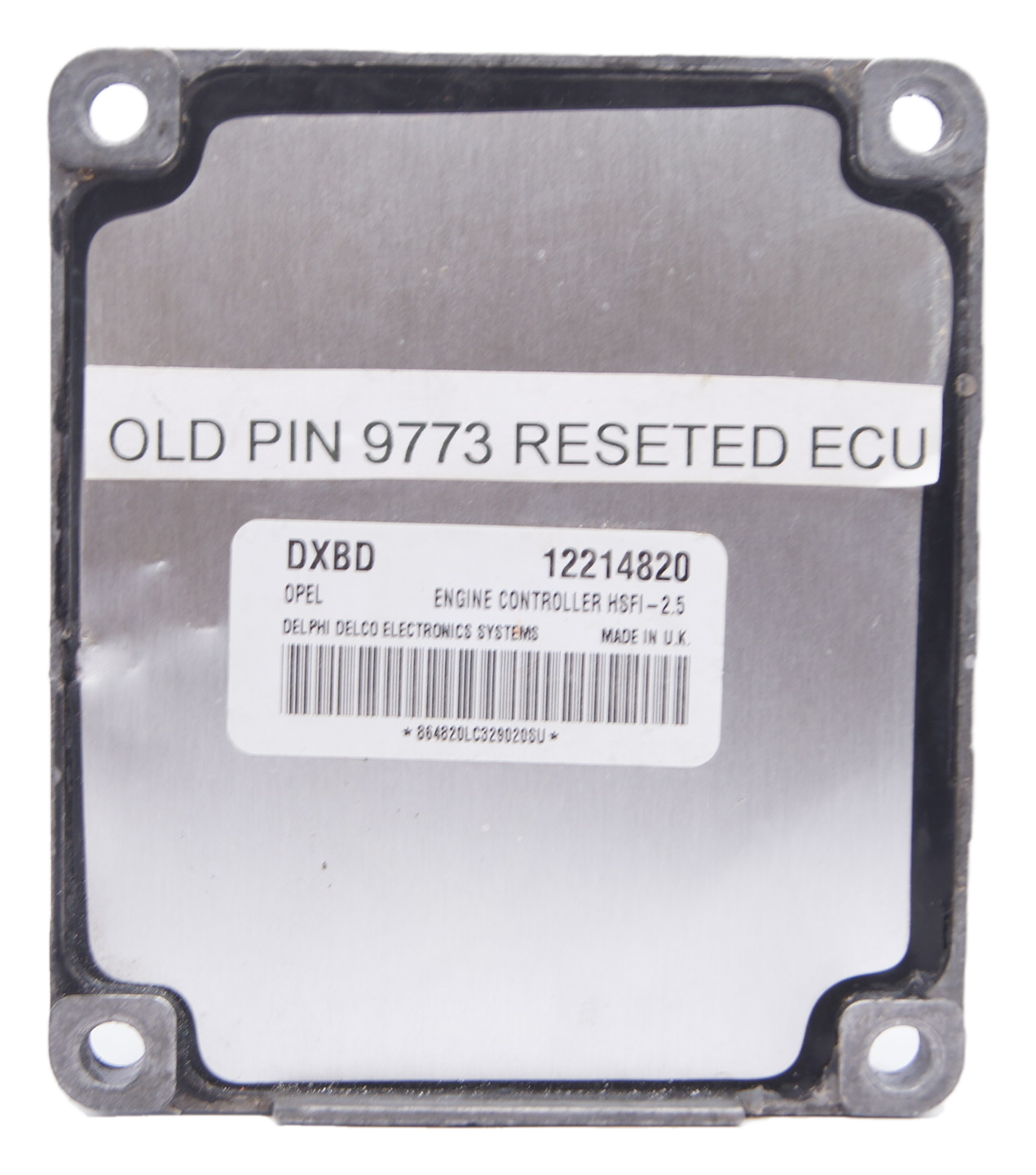Vauxhall 1.6 03-05 Z16SE HSFI-2.5 ECU 12214820 DXBD - Glasgow Car Parts Store