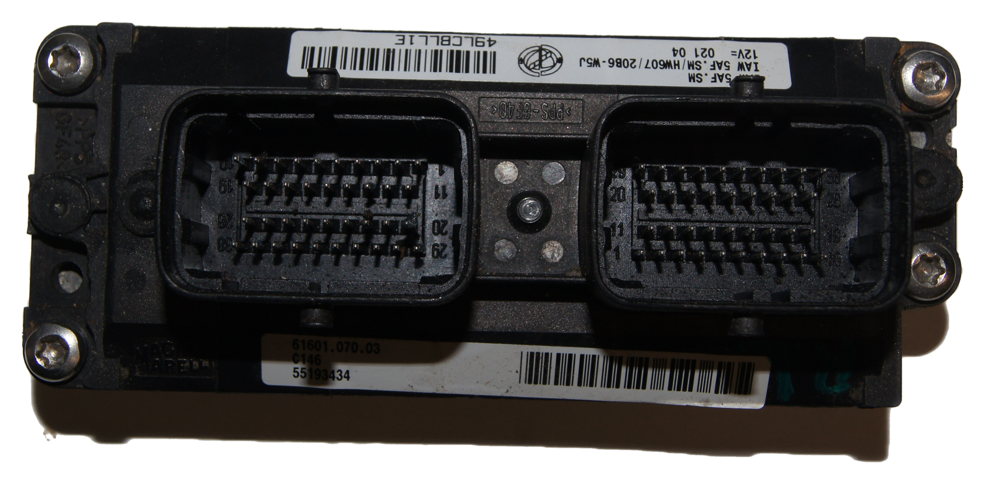 FIAT PANDA ECU IAW 5AF.SM . VIRGIN . SELFCODING - Glasgow Car Parts Store